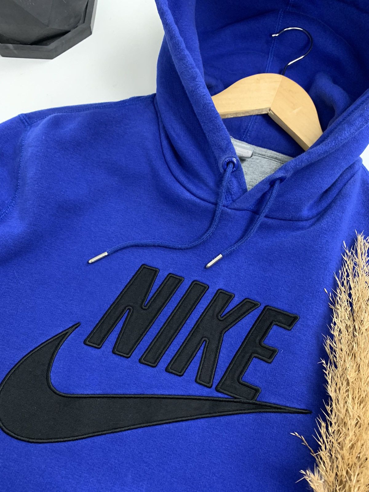 Nike × Vintage Vintage Nike 90’s Big logo Hoodie Size US L / EU 52-54 / 3 - 3 Thumbnail