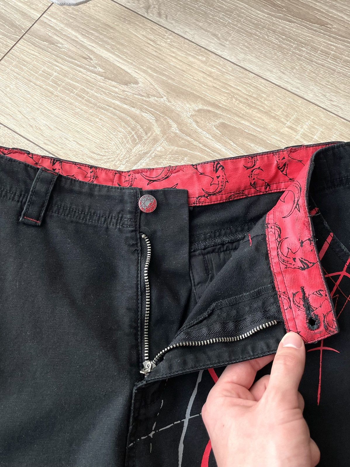 Slipknot Slipknot Big Logo EMP Cargo Shorts Size L Vintage Style Size US 34 / EU 50 - 10 Thumbnail