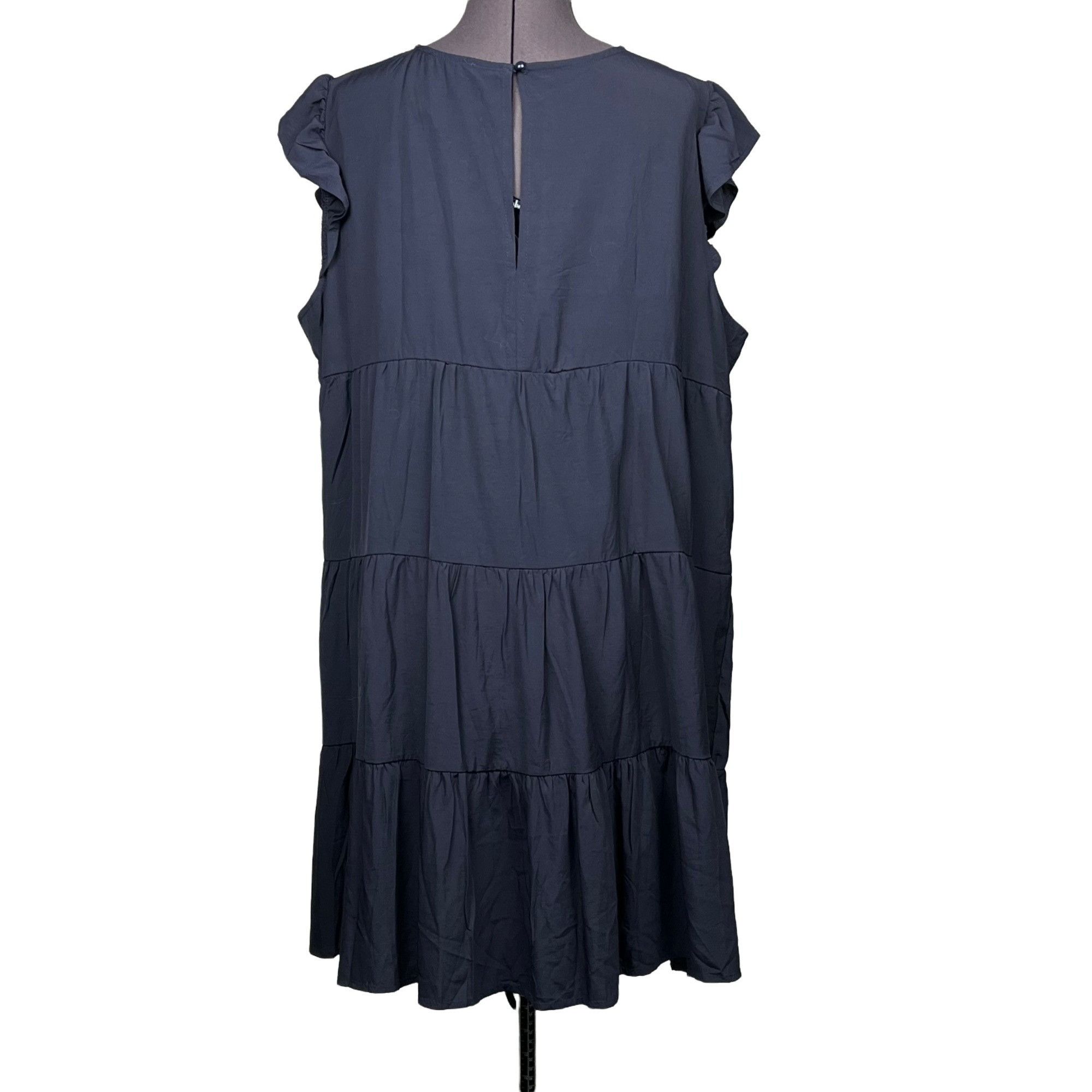 Other Kirundo Women's Ruffle-Sleeve Summer Mini Baby Doll Dress Ro Size XL / US 12-14 / IT 48-50 - 3 Thumbnail