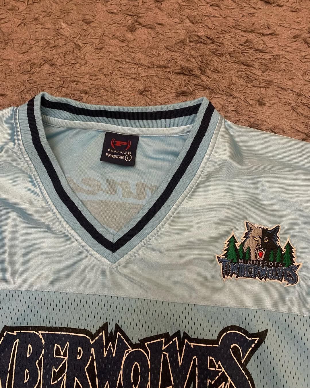 Phat Farm × Vintage Phat Farm Minnesota Timberwolves 21 Vintage NBA Jersey Size US XL / EU 56 / 4 - 3 Thumbnail