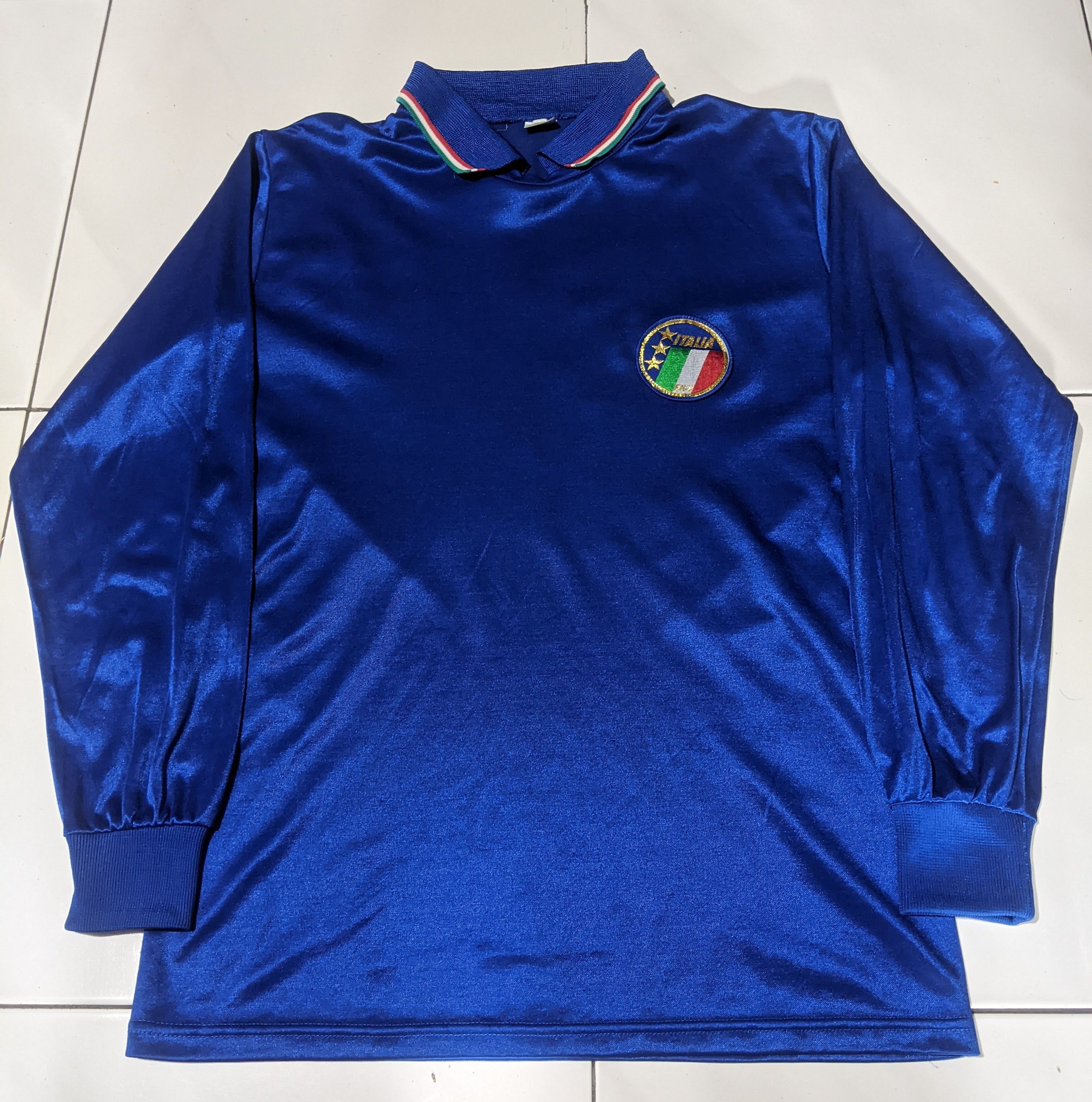 Diadora Italy 1986-1991 Home Long Sleeve Jersey Roberto Baggio 11 Size US M / EU 48-50 / 2 - 1 Thumbnail