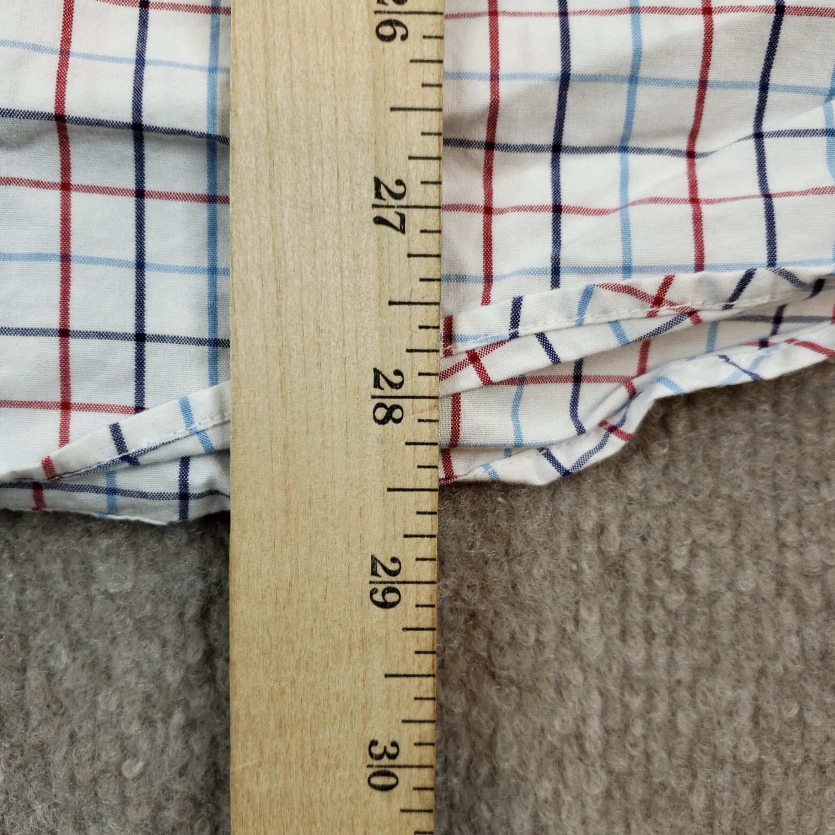 Vineyard Vines Vineyard Vines Mens Medium White Blue Plaid Long Sleeve Button Up Shirt Size US M / EU 48-50 / 2 - 3 Thumbnail