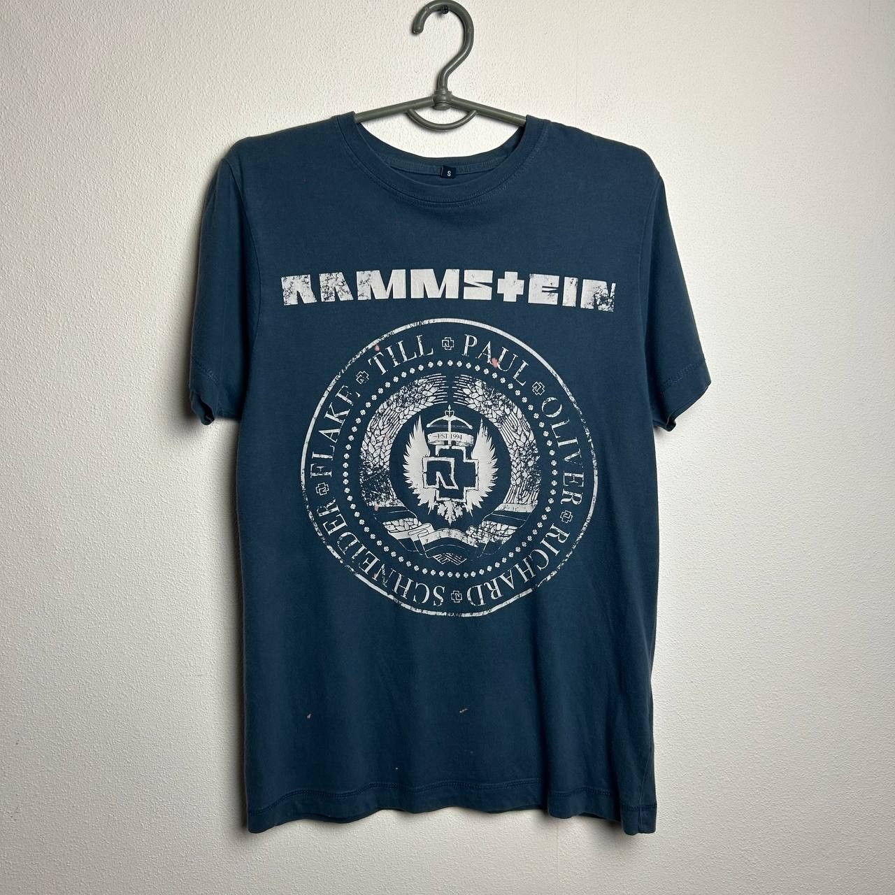 Band Tees Vintage Rammstein Big logo rock band 2000s tee Size US S / EU 44-46 / 1 - 1 Thumbnail