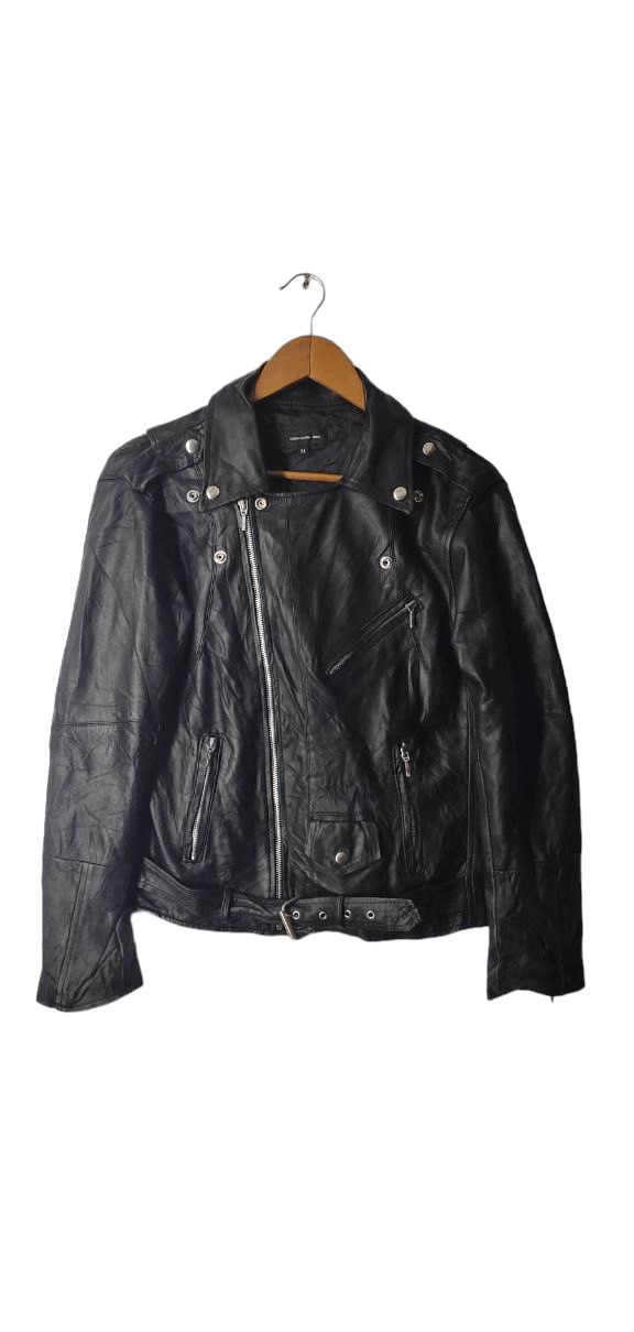Japanese Brand VINTAGE SHIMOKITAZAWA RENGO PERFECTTO PUNK LEATHER JACKET Size US M / EU 48-50 / 2 - 2 Thumbnail