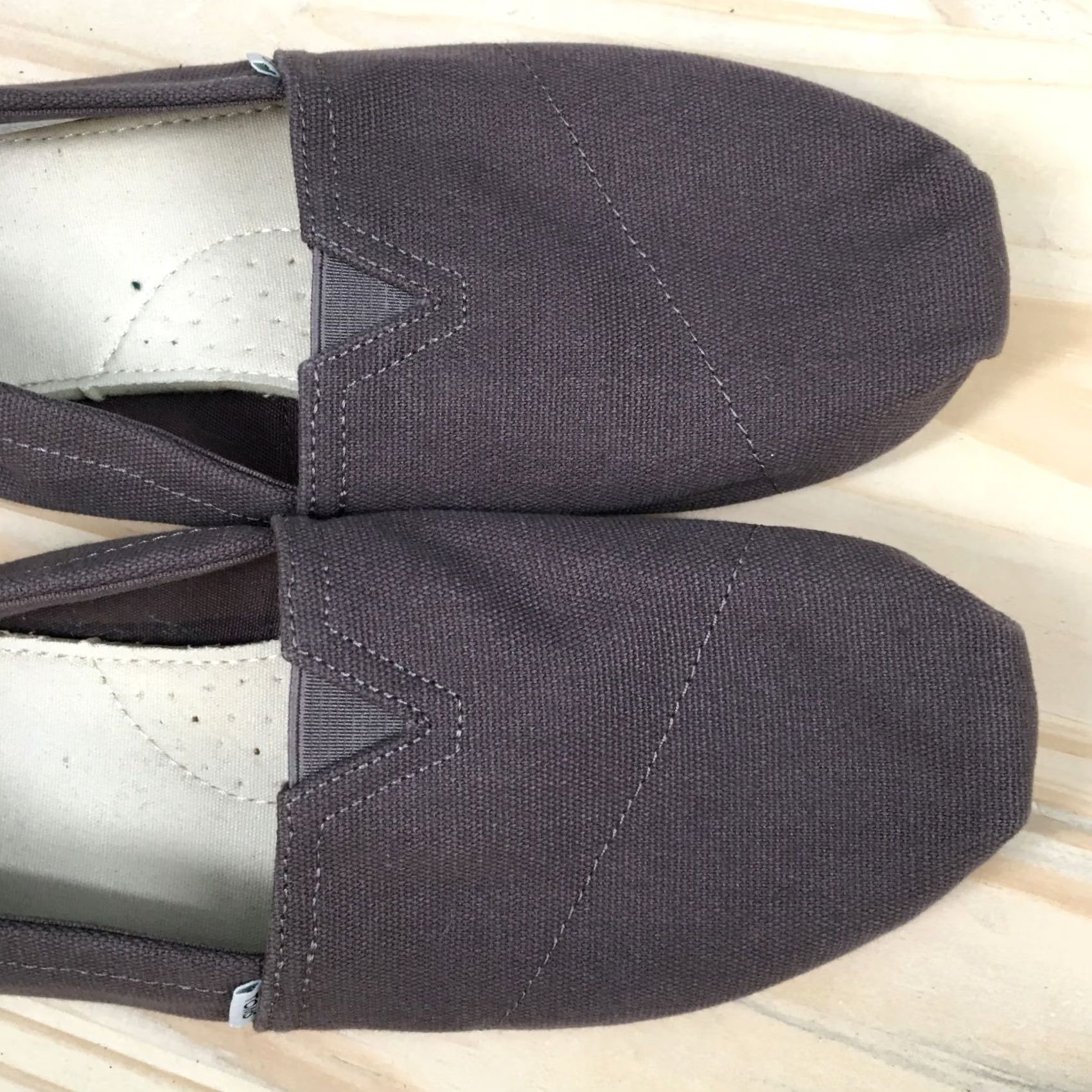 Toms TOMS Alpargata Classic Slip-On Brown Casual Womens 8.5 Closed Toe Low Top Canvas Shoes Size M / US 6-8 / IT 42-44 - 6 Thumbnail