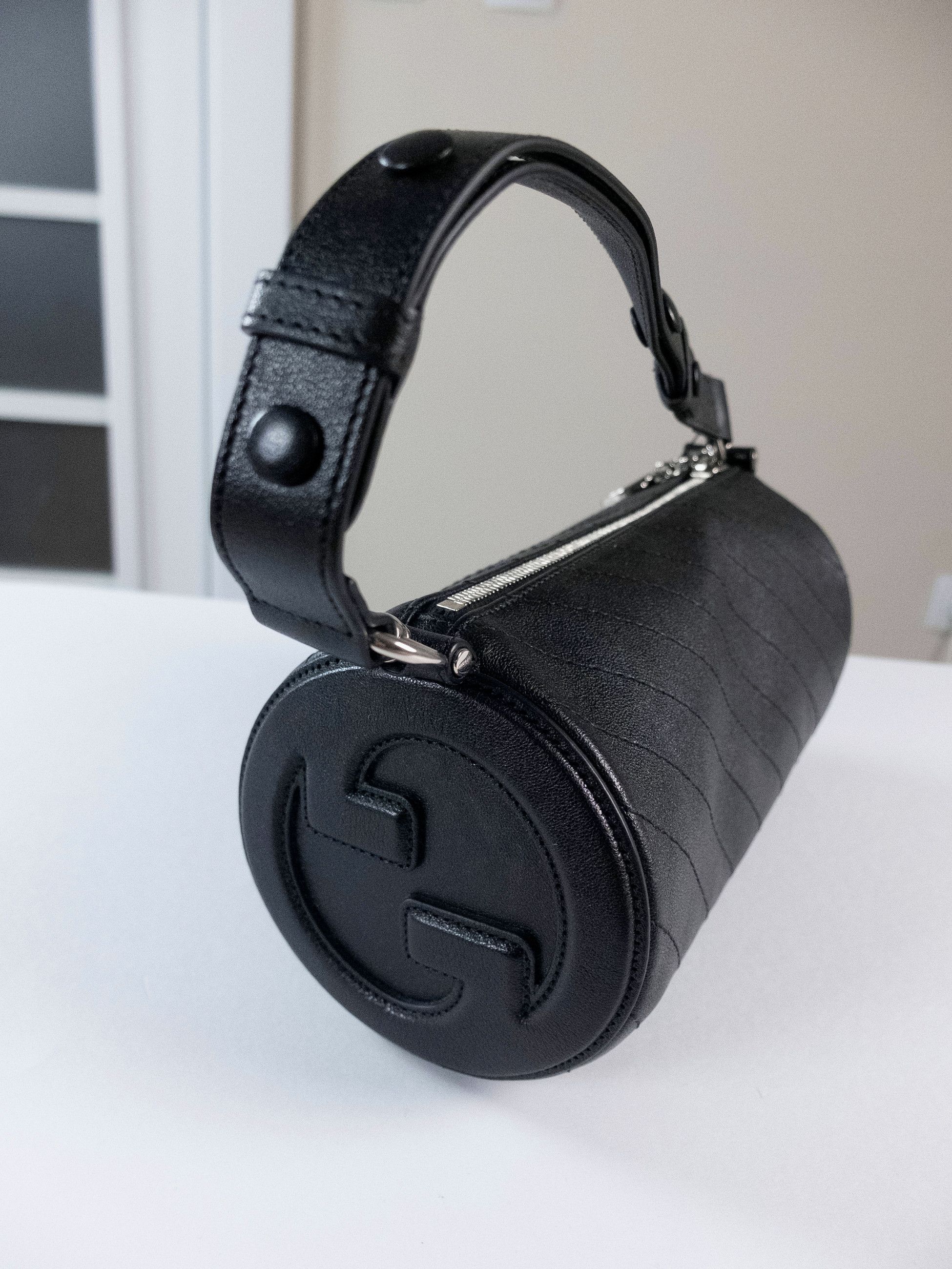 Gucci GUCCI Blondie small black cylindrical leather shoulder bag Size ONE SIZE - 8 Thumbnail