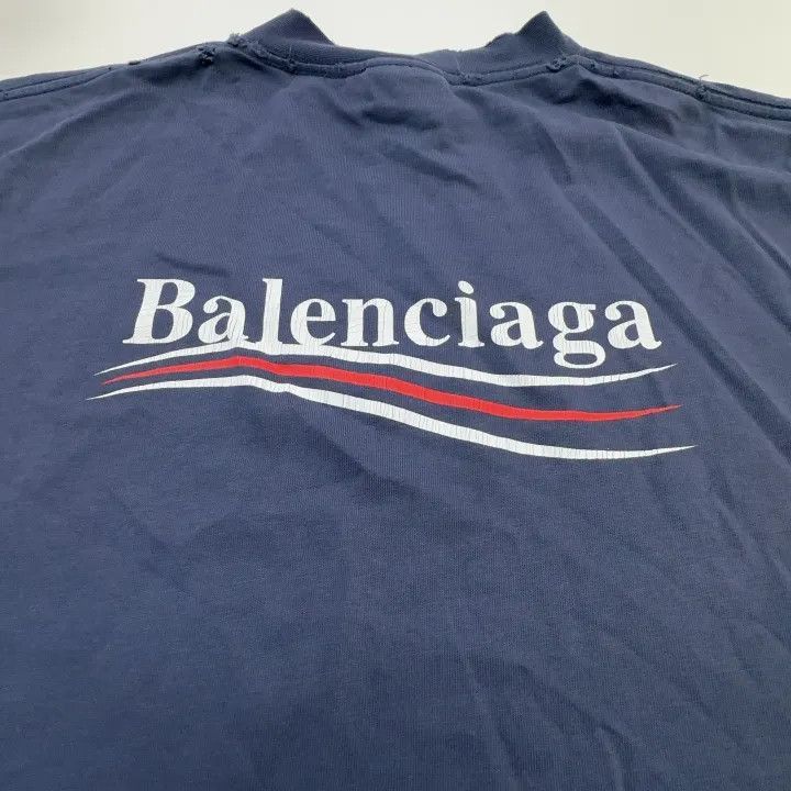 Balenciaga Balenciaga Logo Print Short Sleeve T-Shirt 0079-2507 Size US S / EU 44-46 / 1 - 5 Thumbnail