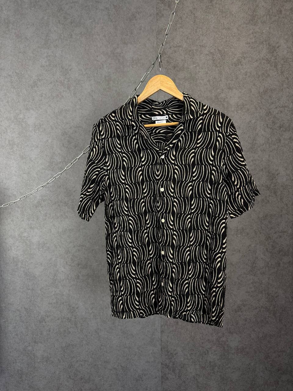 Zara Zara Man art crazy Hawaiian shirt Size US S / EU 44-46 / 1 - 1 Thumbnail
