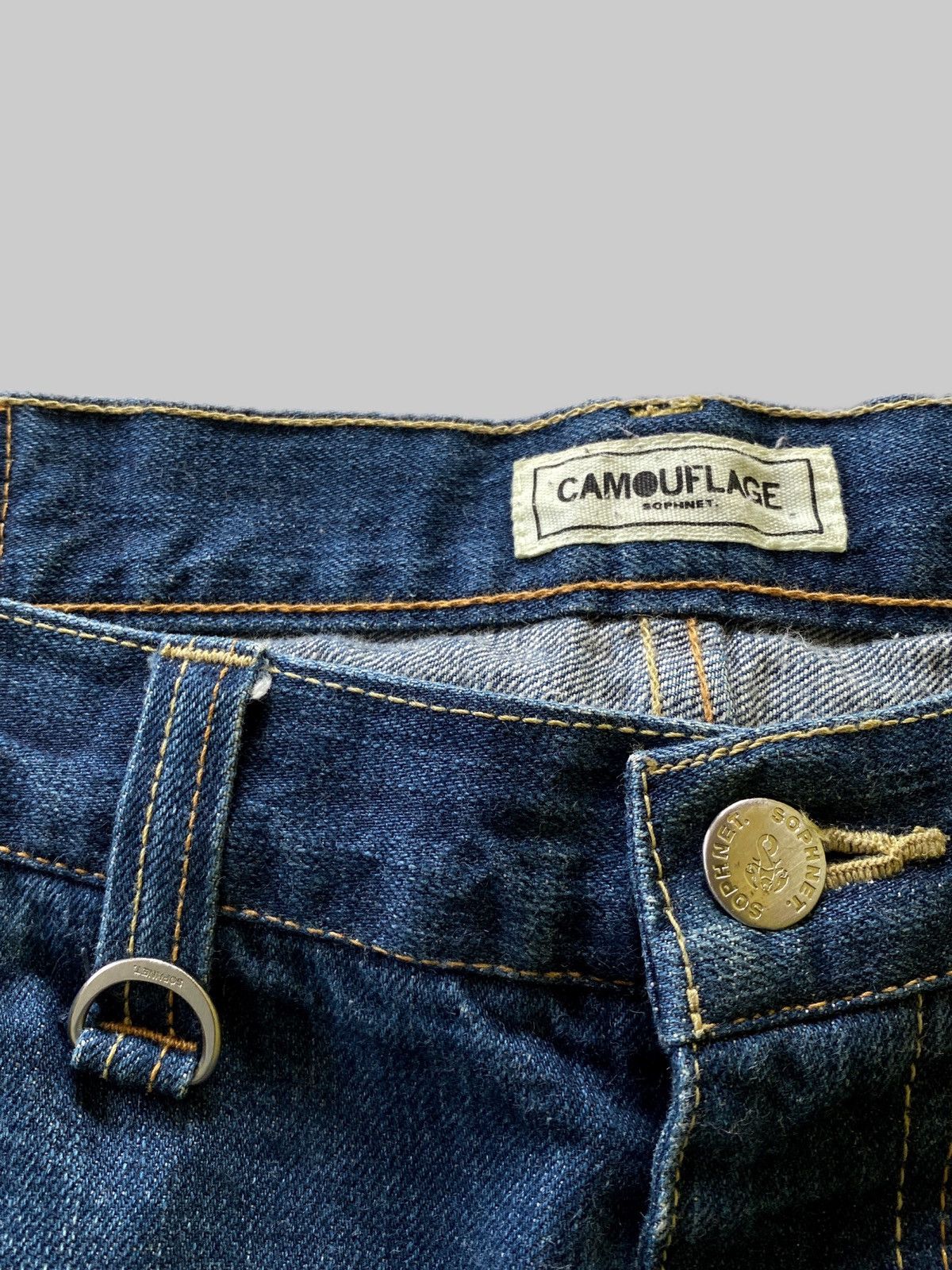 Sophnet. Vintage Sophnet “Camouflage” Distressed Jeans Size US 32 / EU 48 - 2 Thumbnail