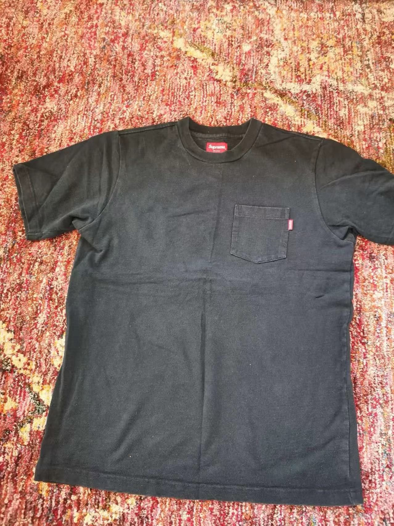 Supreme Supreme Pocket Tee S S Black Grailed