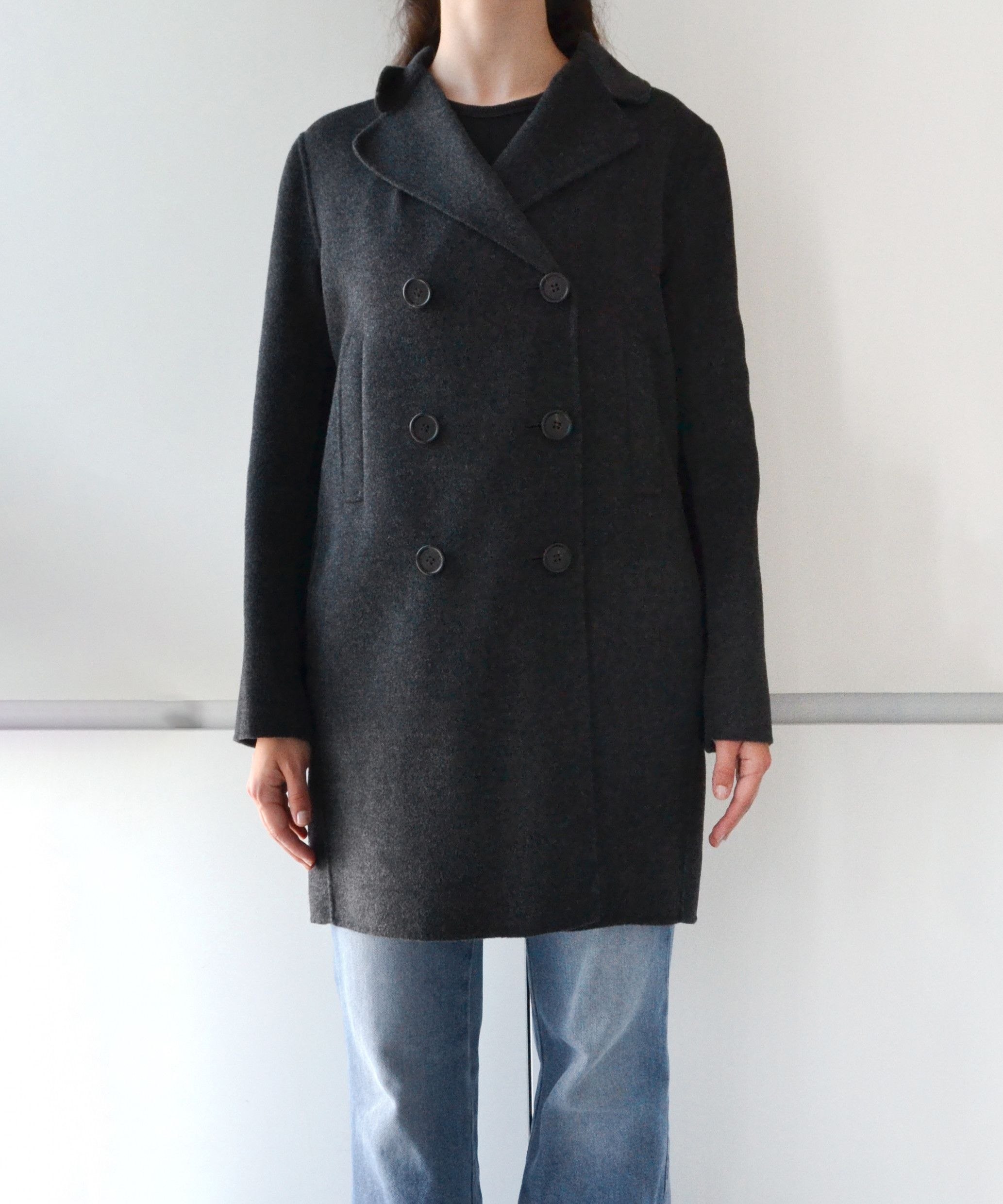 Max Mara Max Mara Coat Jacket Angora Wool Overcoat Silk Grey Size M / US 6-8 / IT 42-44 - 3 Thumbnail