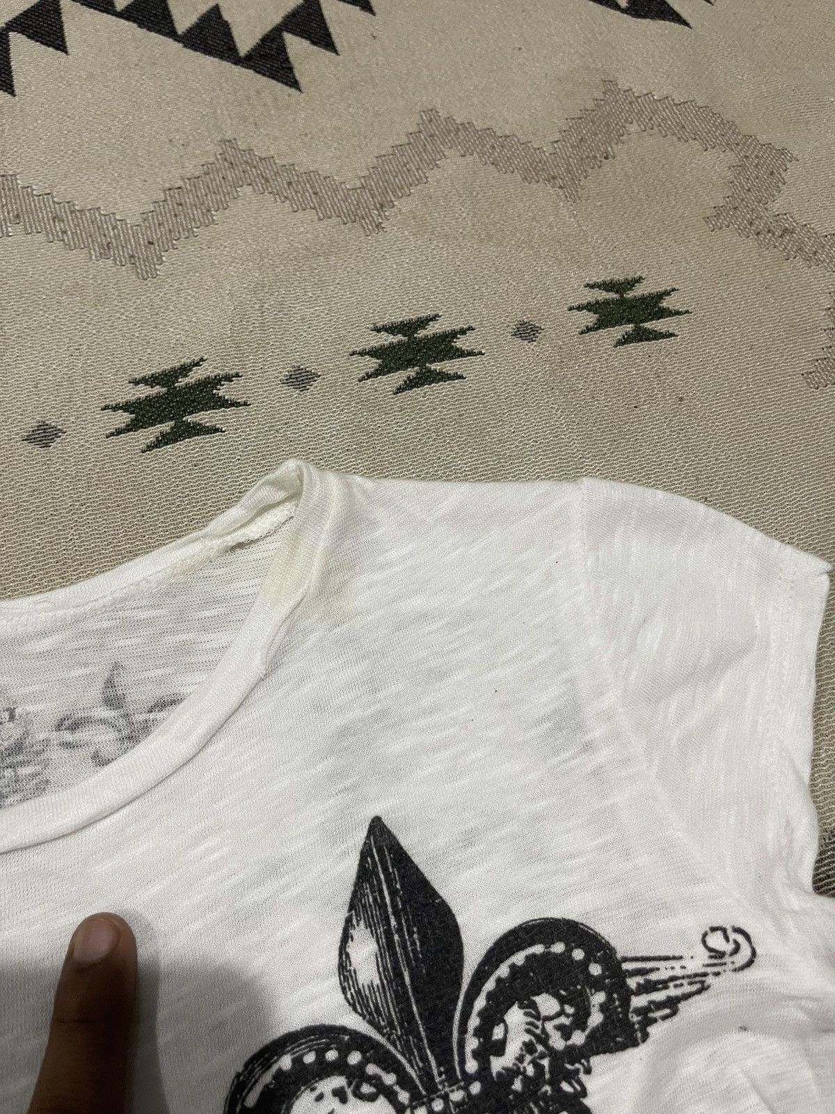 If Six Was Nine 2000s JACOB FLEUR DE LIS SHIRT RARE DESIGN Size M / US 6-8 / IT 42-44 - 6 Thumbnail