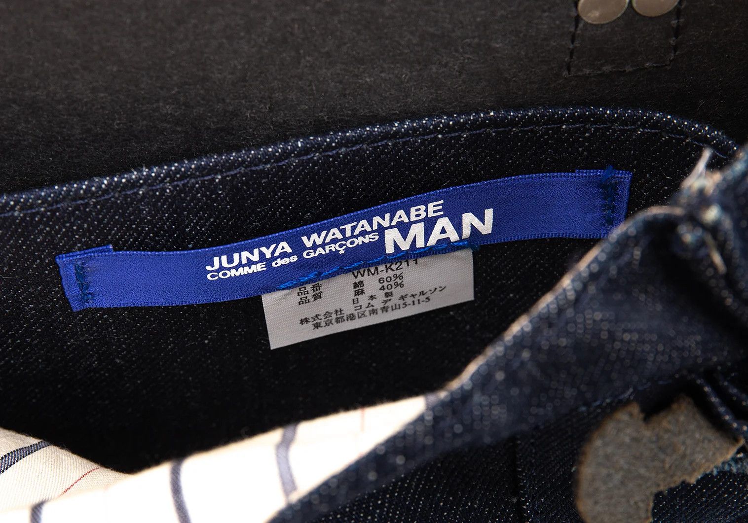 Junya Watanabe Indigo Mini Shoulder Bag with Numbering Denim Design Size ONE SIZE - 18 Thumbnail