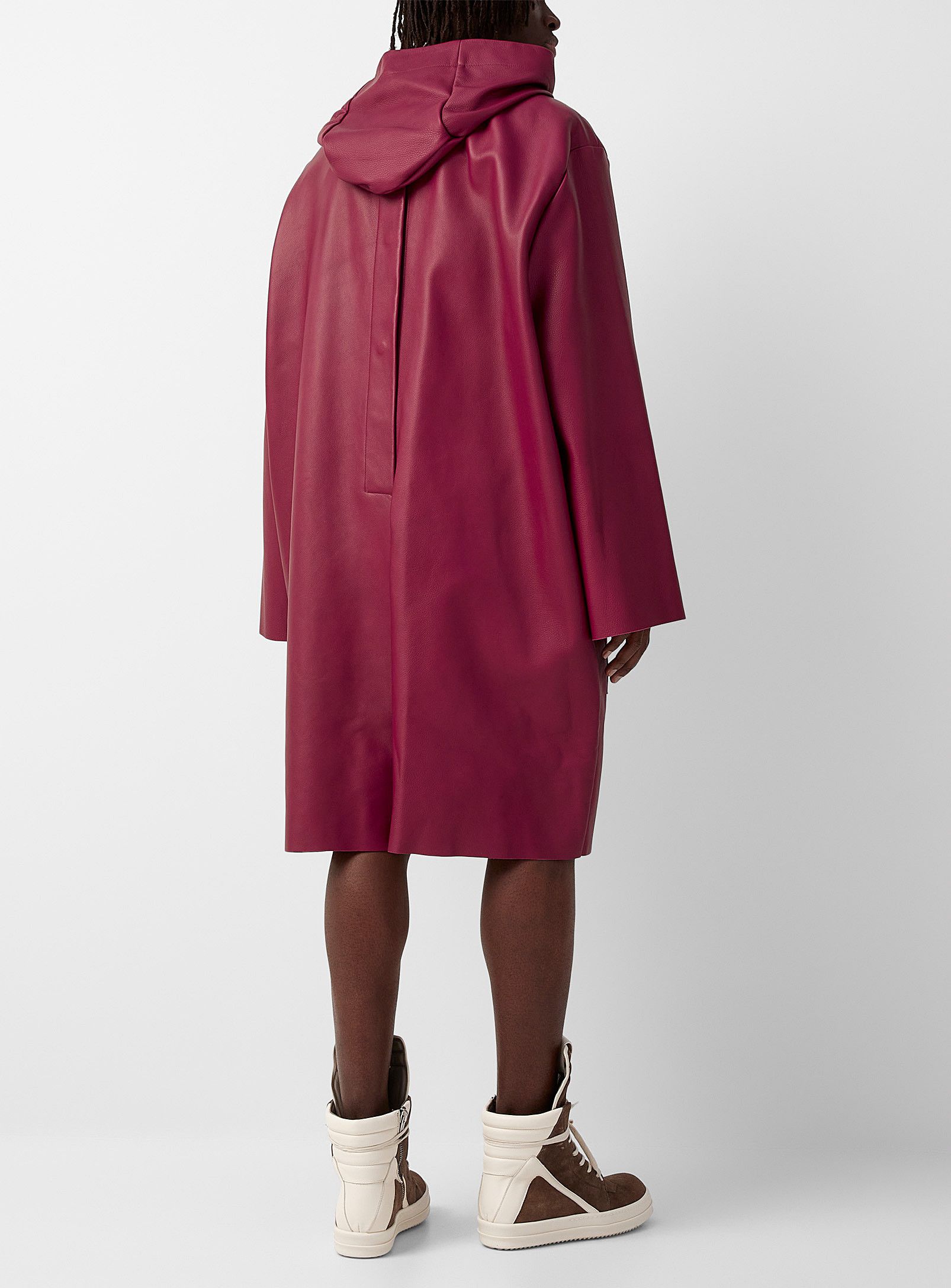 Rick Owens BNWT SS23 RICK OWENS "EDFU" HOODED RAINCOAT 48 Size US M / EU 48-50 / 2 - 12 Thumbnail