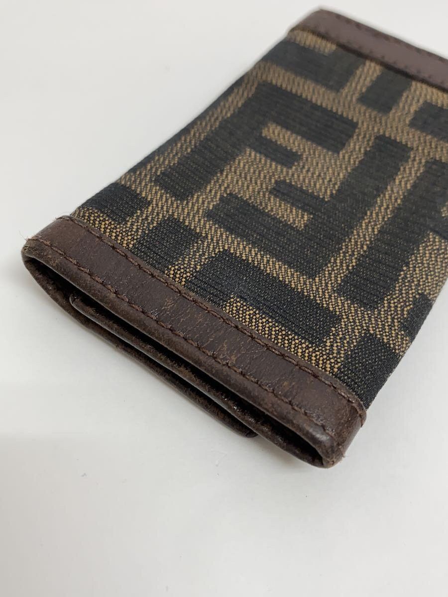 Fendi Fendi Cotton Key Case Brown Size ONE SIZE - 9 Thumbnail
