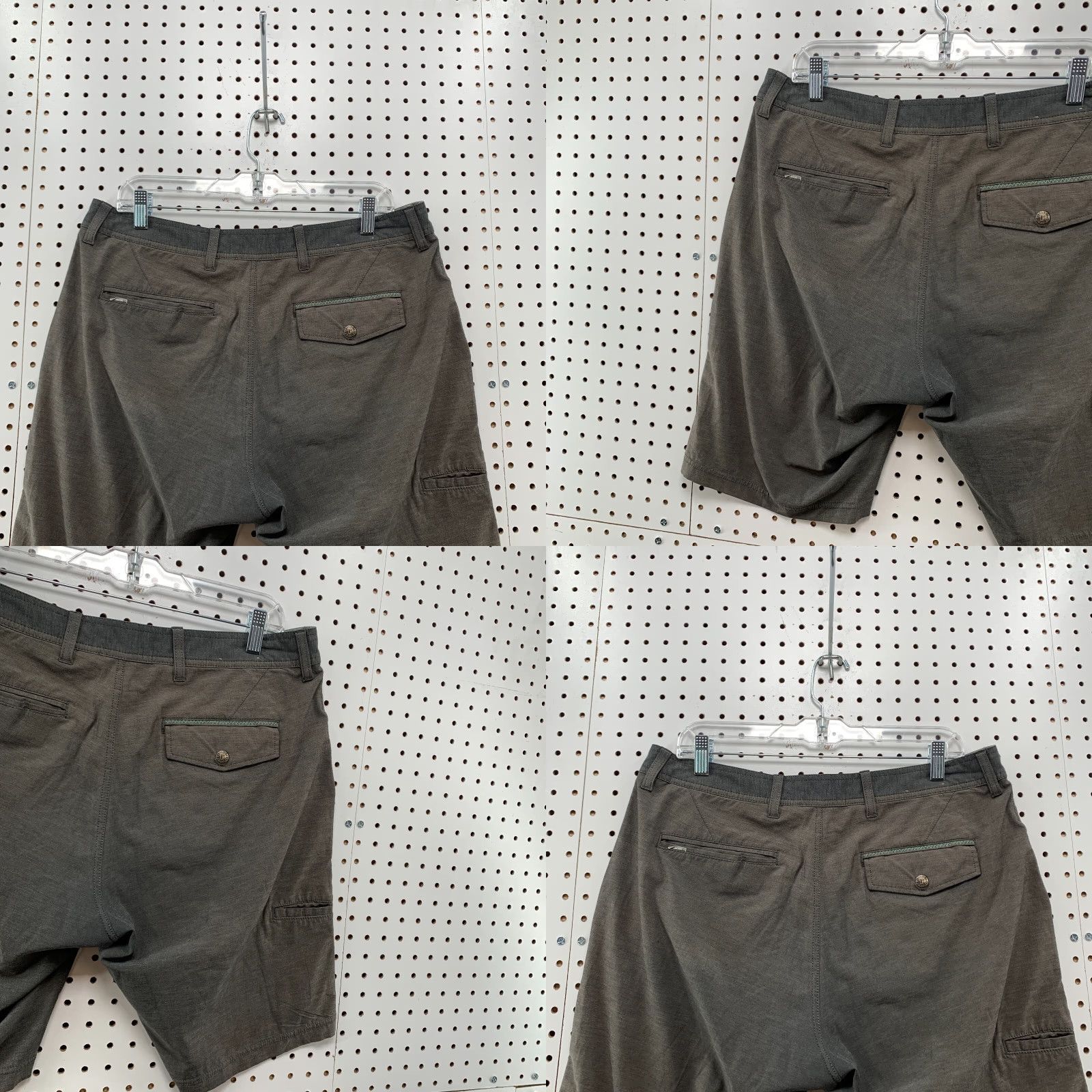 Vintage VINTAGE Linksoul Chino Pants Mens Size 34x10 Casual Distressed Flat Front Gray 90s Size US 34 / EU 50 - 8 Thumbnail