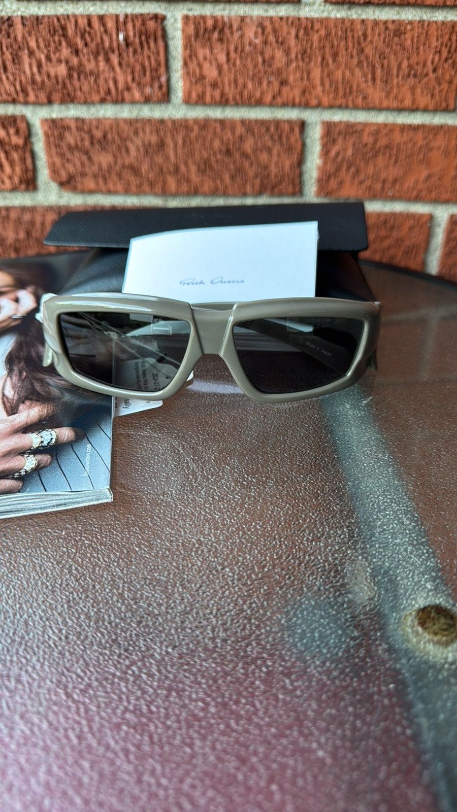 Rick Owens Rick Owens sunglasses brown/green porteville NWT Size ONE SIZE - 4 Thumbnail