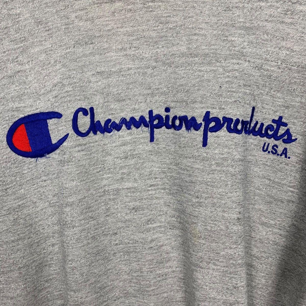 Champion CHAMPION PRODUCTS Embroidery Big Logo Sweatshirt #1700-C76 Size US L / EU 52-54 / 3 - 10 Thumbnail