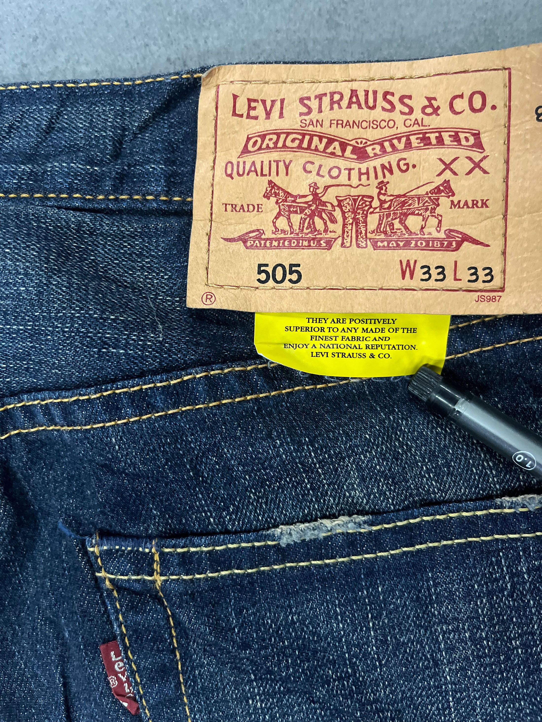 Levi's Vintage Clothing Stone Wash Levis 505 Japan Size US 34 / EU 50 - 7 Thumbnail
