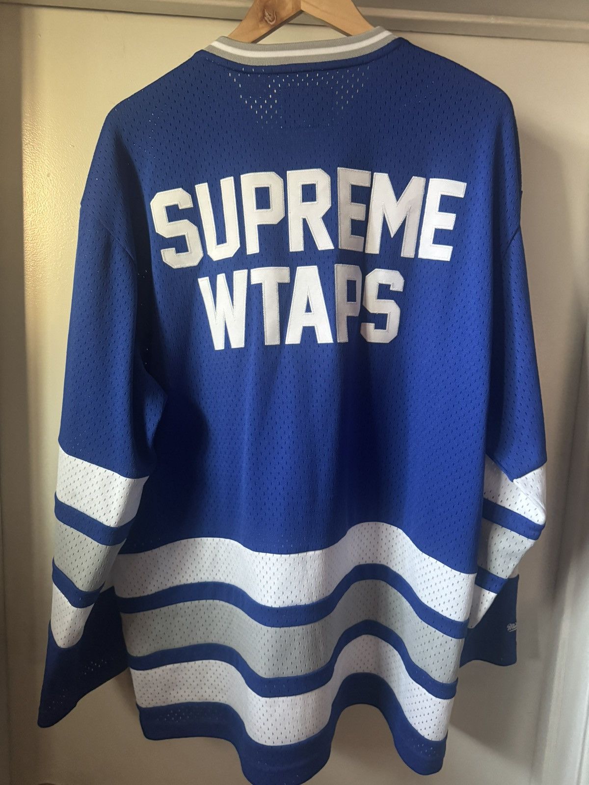 Supreme x WTAPS x Mitchell & Ness Hockey Jersey