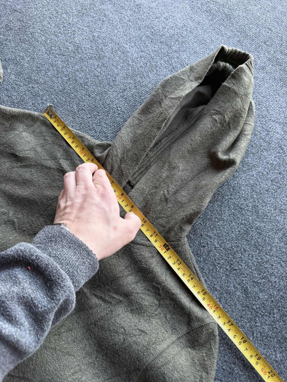 Conte of Florence 00s Conte of Florence Olive Fleece / Knit Zip Hoodie Italian Size M / US 6-8 / IT 42-44 - 19 Thumbnail