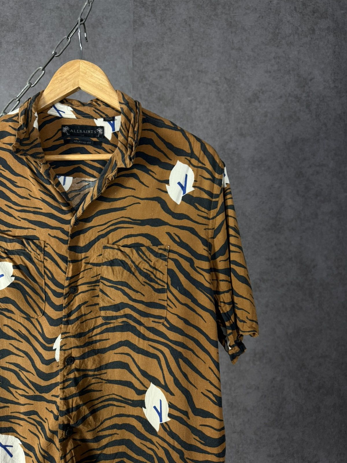 Allsaints Allsaints art crazy hawaiian shirt Size US S / EU 44-46 / 1 - 2 Thumbnail