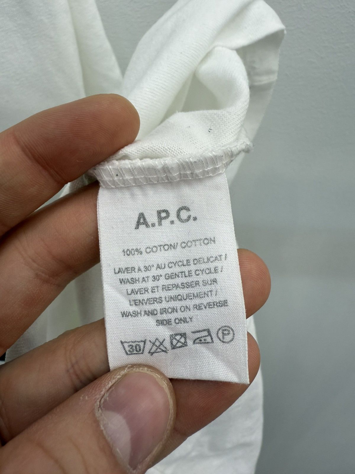 A.P.C. A.P.C. Logo Printed Cotton Tee T-shirt Size US M / EU 48-50 / 2 - 4 Thumbnail