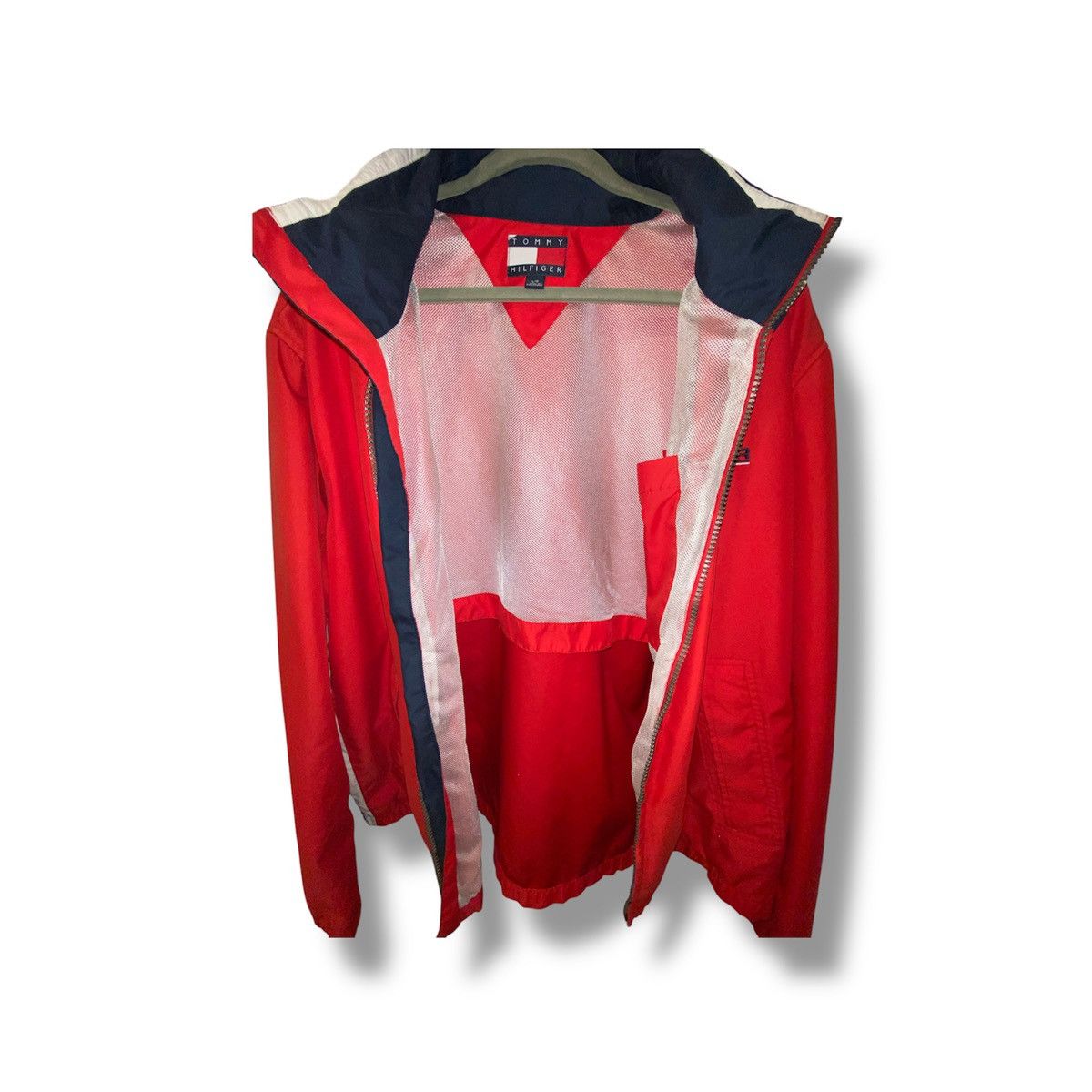 Tommy Hilfiger Vintage Tommy Hilfiger Windbreaker Jacket Size US L / EU 52-54 / 3 - 3 Thumbnail