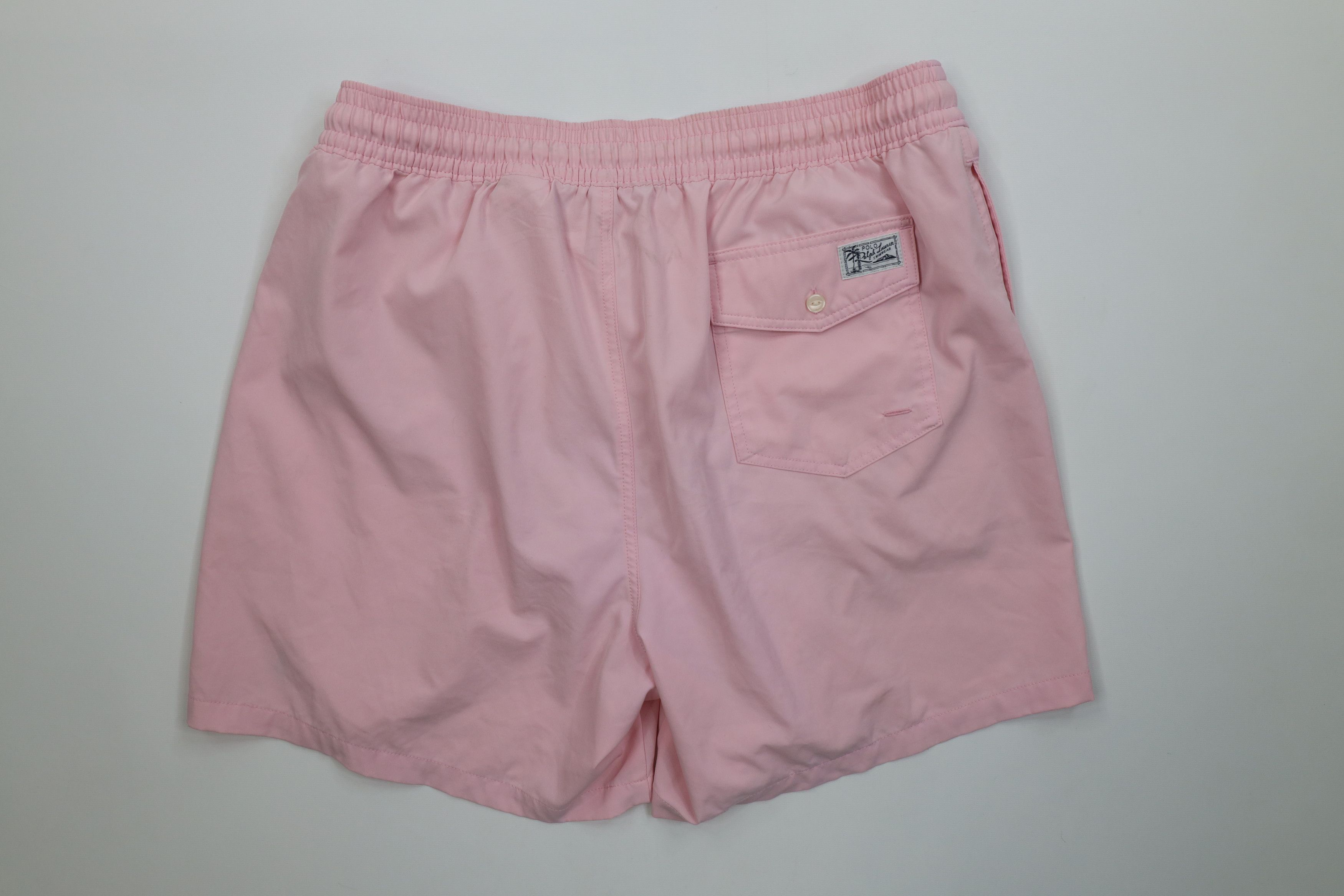 Polo Ralph Lauren Ralph Lauren Above Knee Swim Trunks Shorts Bubble Gum Pink Size US 36 / EU 52 - 10 Thumbnail