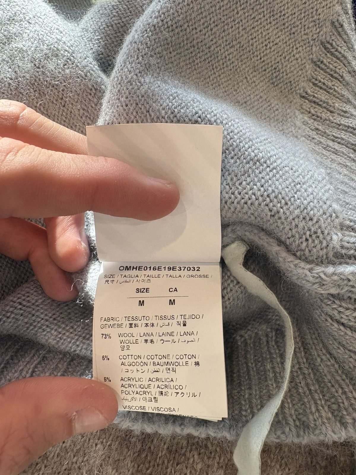 Off-White Off White Striped Sweater Size US M / EU 48-50 / 2 - 5 Thumbnail