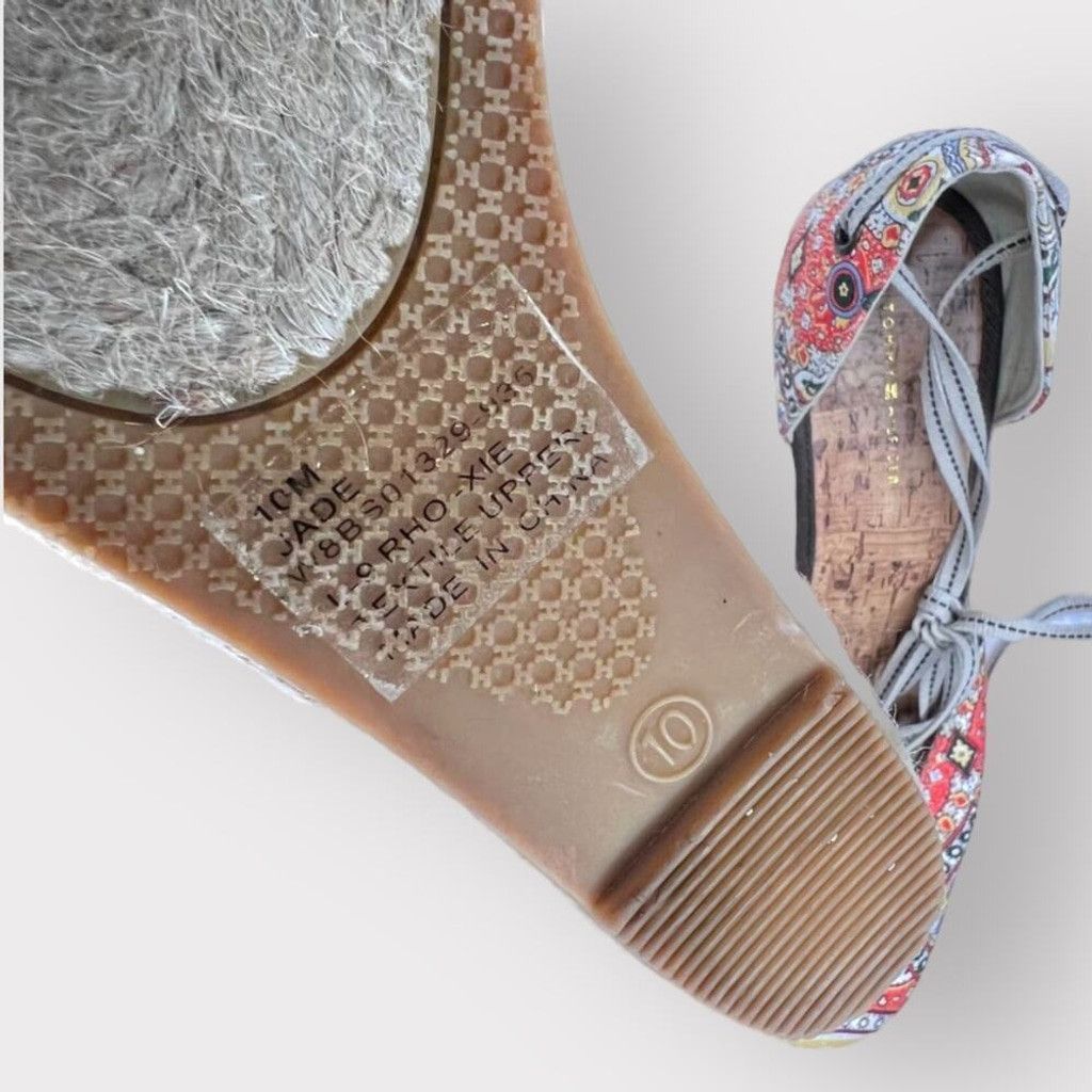 Tommy Hilfiger Tommy Hilfiger Womens 10 Espadrille Wedge High Heel Bohemian Size US 10 / IT 40 - 8 Thumbnail