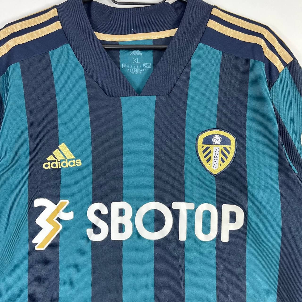 Adidas Leeds United 2021/22 Away Premier League Jersey Adidas Sz XL Size US XL / EU 56 / 4 - 2 Thumbnail