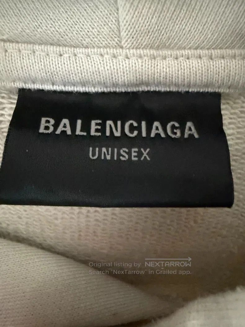 Balenciaga Balenciaga 3XL Beige Sweatshirt Hoodie. Size US XXL / EU 58 / 5 - 3 Thumbnail