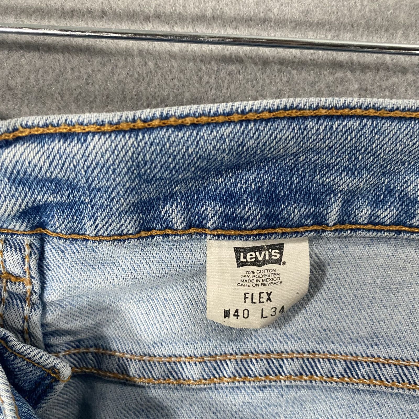Levi's Vtg Levis 540 Denim Blue Jeans Brown Tab Mens W40xL34 Size US 40 / EU 56 - 10 Thumbnail