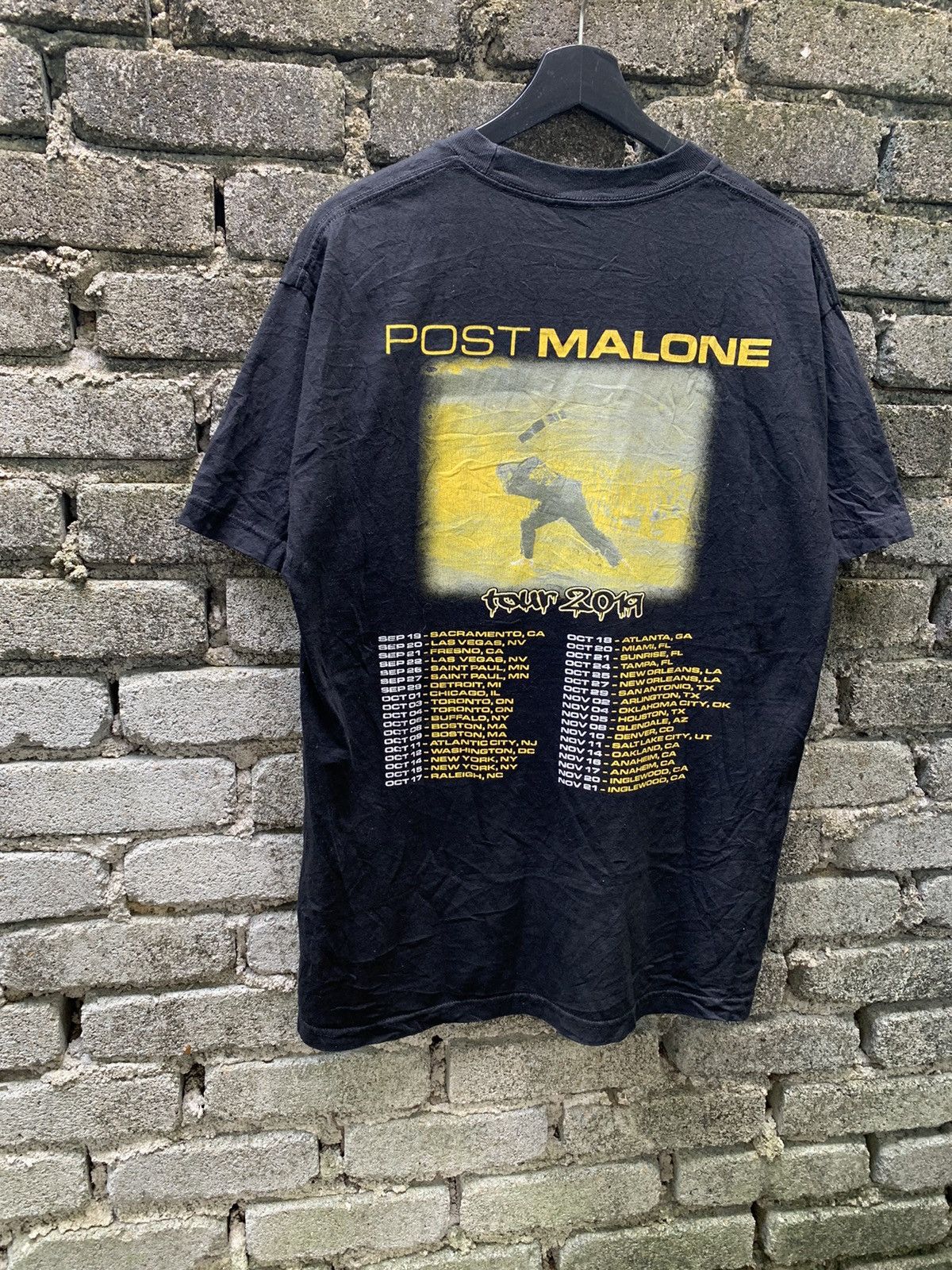 Band Tees × Rap Tees Post Malone Tour Tees Size US L / EU 52-54 / 3 - 7 Thumbnail