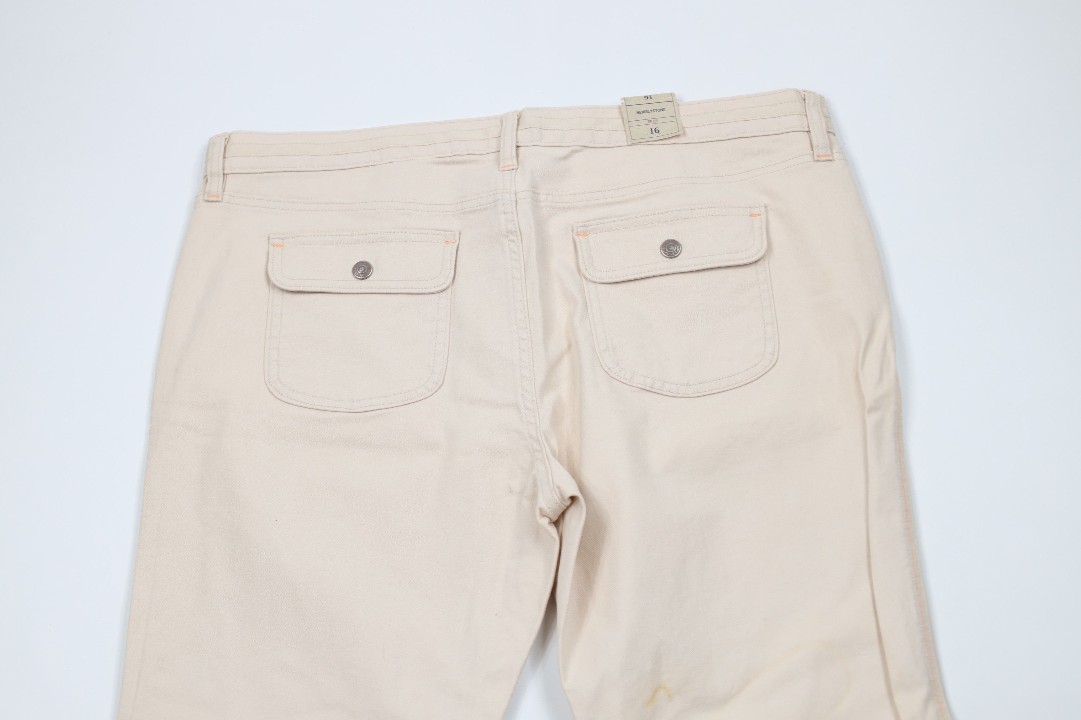 Gap × Vintage Deadstock Vintage Y2K 2005 Gap Wide Leg Bell Bottoms Jeans Size 38" / US 16 / IT 52 - 11 Thumbnail