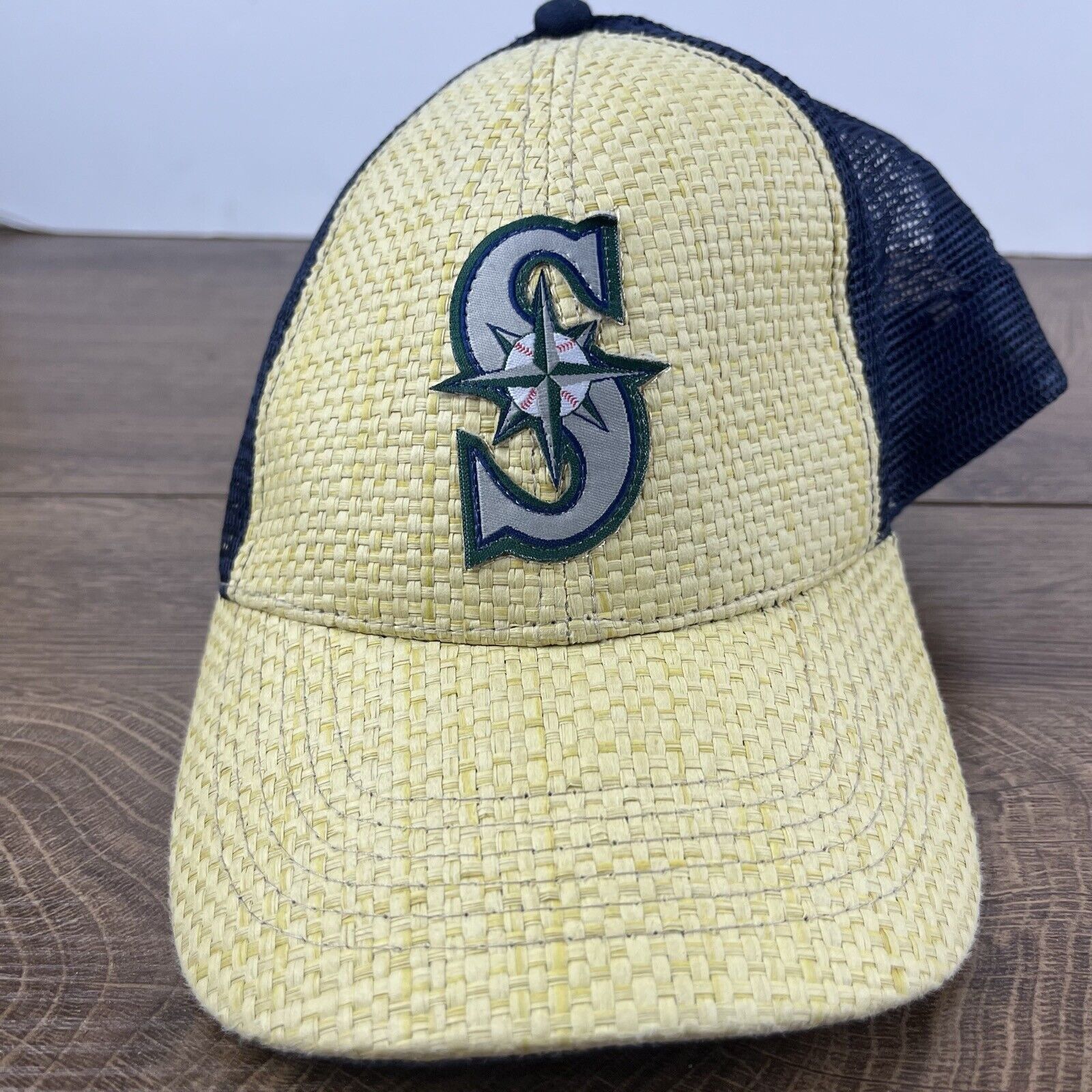 Other Seattle Mariners Snapback Hat Tan Cap Adjustable Brown Adult Size ONE SIZE - 5 Thumbnail