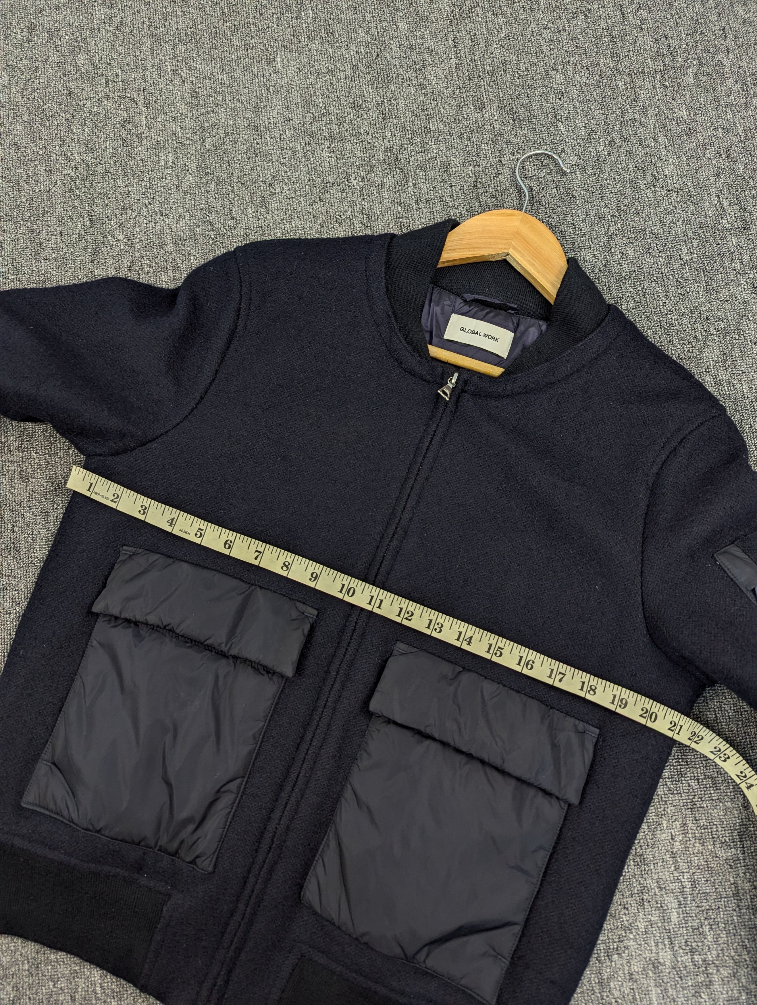 Beauty Beast Riot Global Work Double Pocket Wool Bomber Jacket Size US M / EU 48-50 / 2 - 14 Thumbnail
