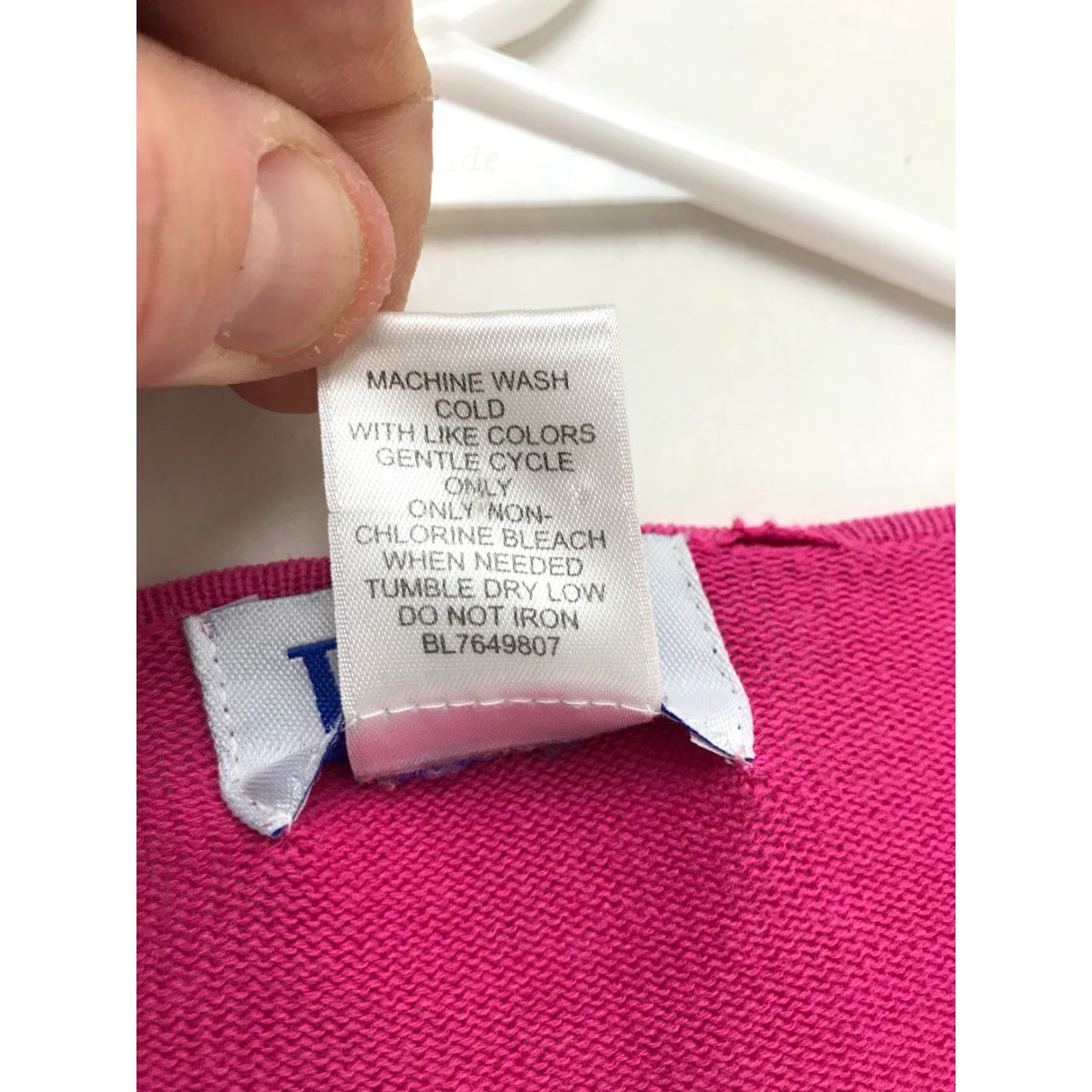 Vintage BFA Classics Sweater Cardigan Women L Pink Long Sleeve Side Slits Solid Size L / US 10 / IT 46 - 7 Thumbnail