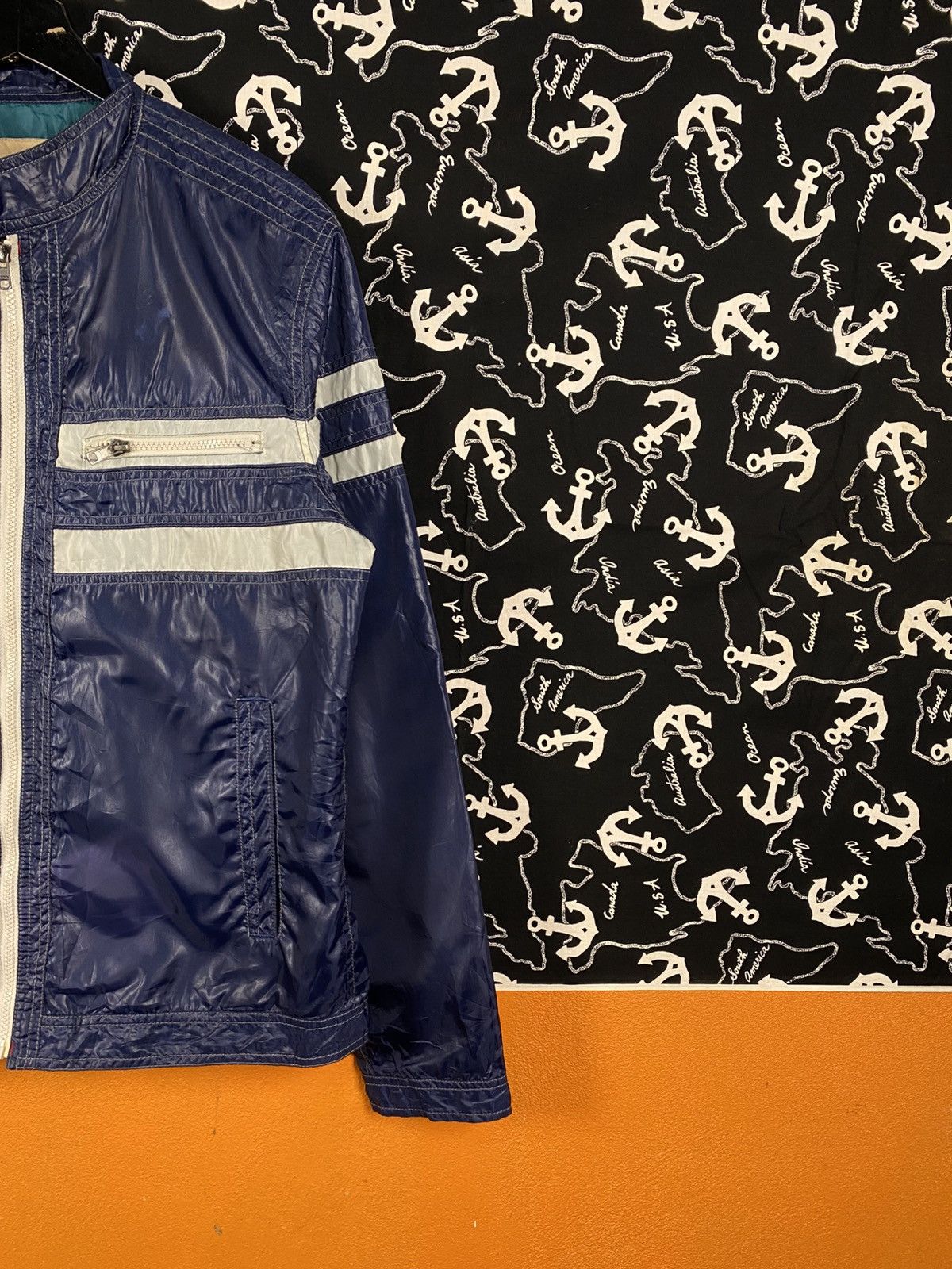 Vintage Vintage BALL Nylon Racing Jacket Blue Reflective Stripe Size US L / EU 52-54 / 3 - 6 Thumbnail
