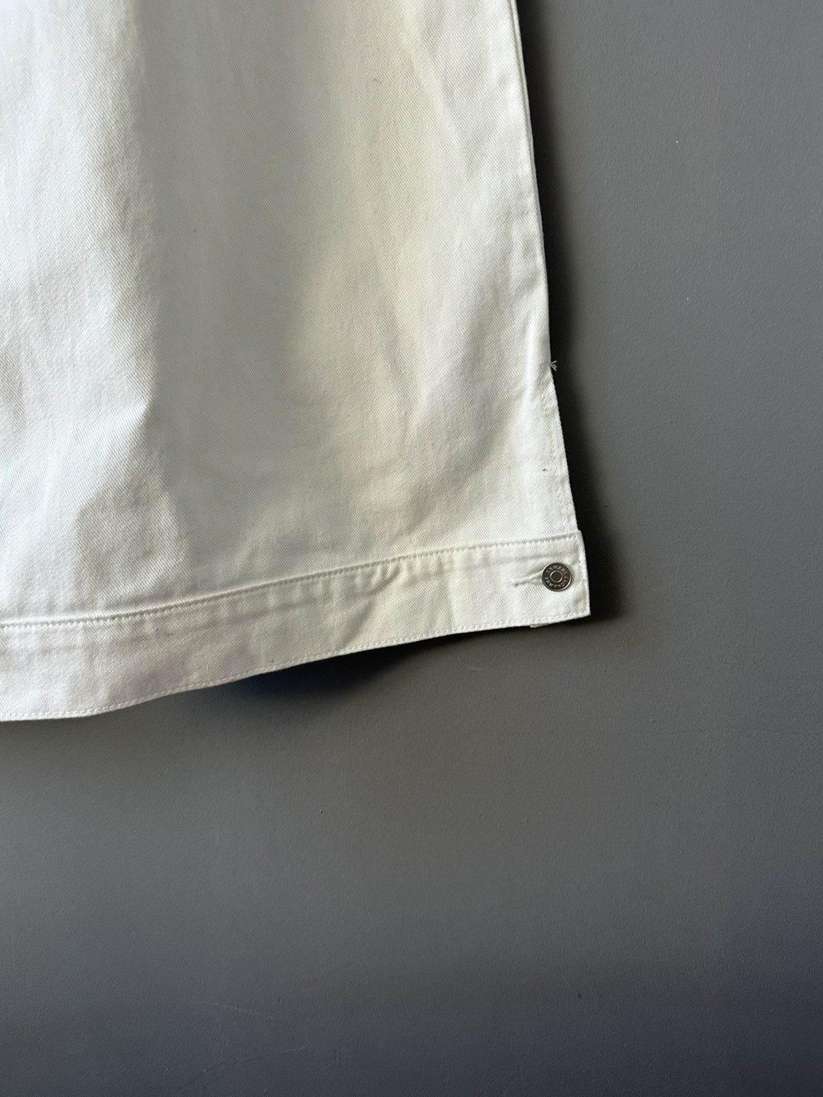 Armani Exchange Armani Exchange Wide denim pants white trousers jeans Size 30" / US 8 / IT 44 - 3 Thumbnail