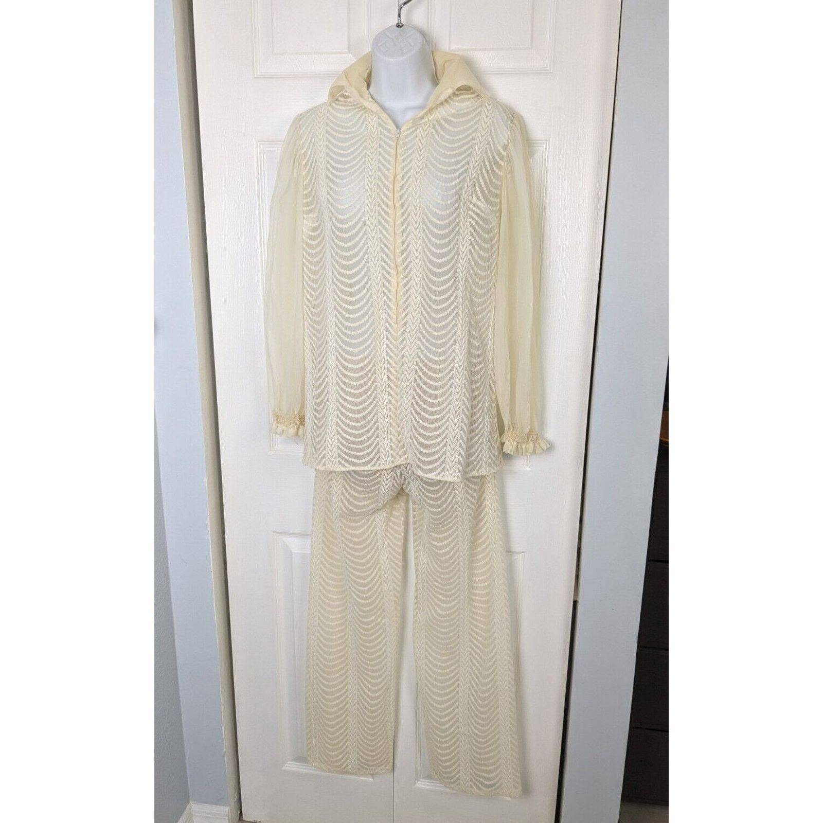 1960's Cole of California 2-Piece Sheer Cover Up Beachwear