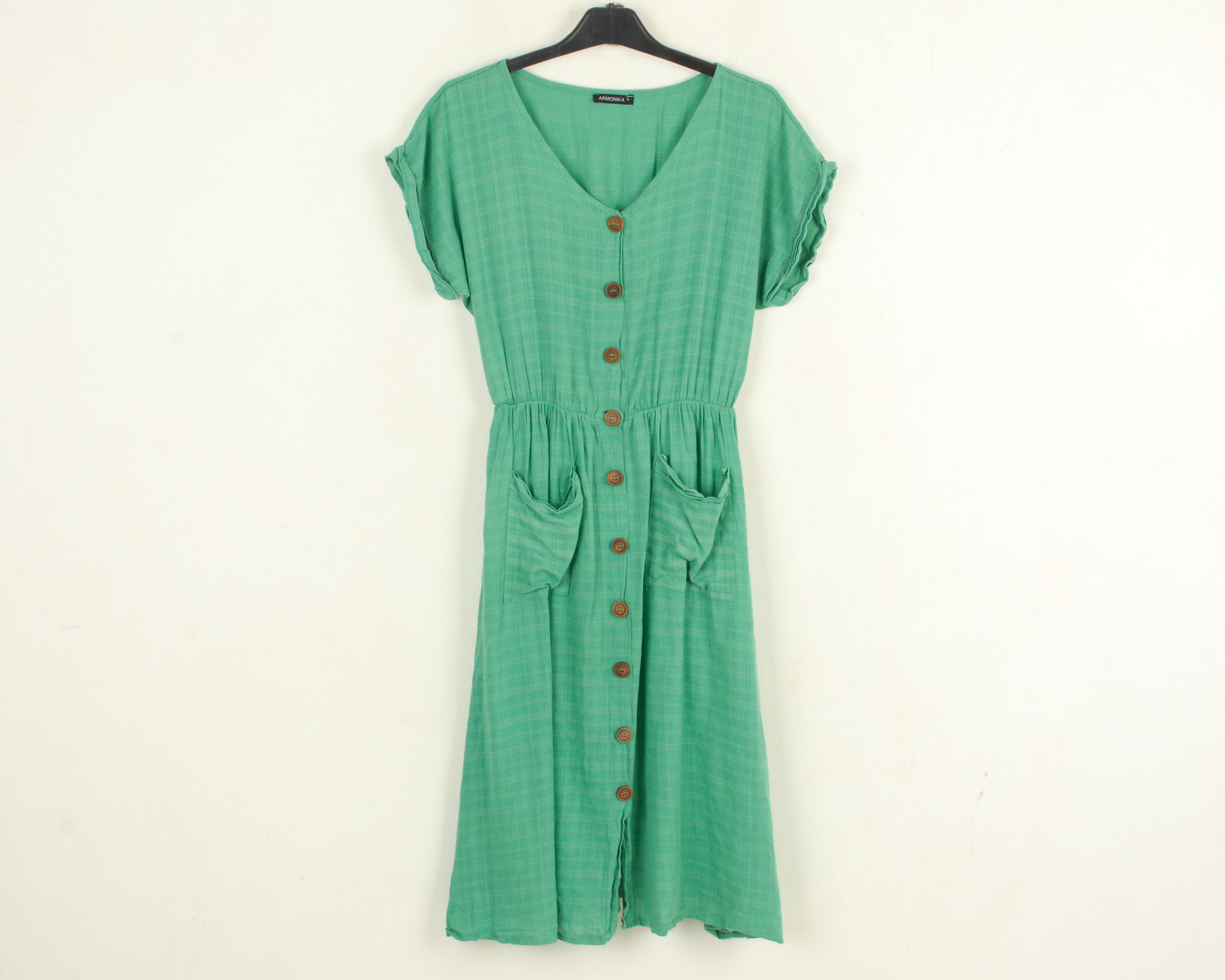 Other ARMONIKA Women L Plaid A-Line Summer Dress Romantic Size L / US 10 / IT 46 - 1 Thumbnail
