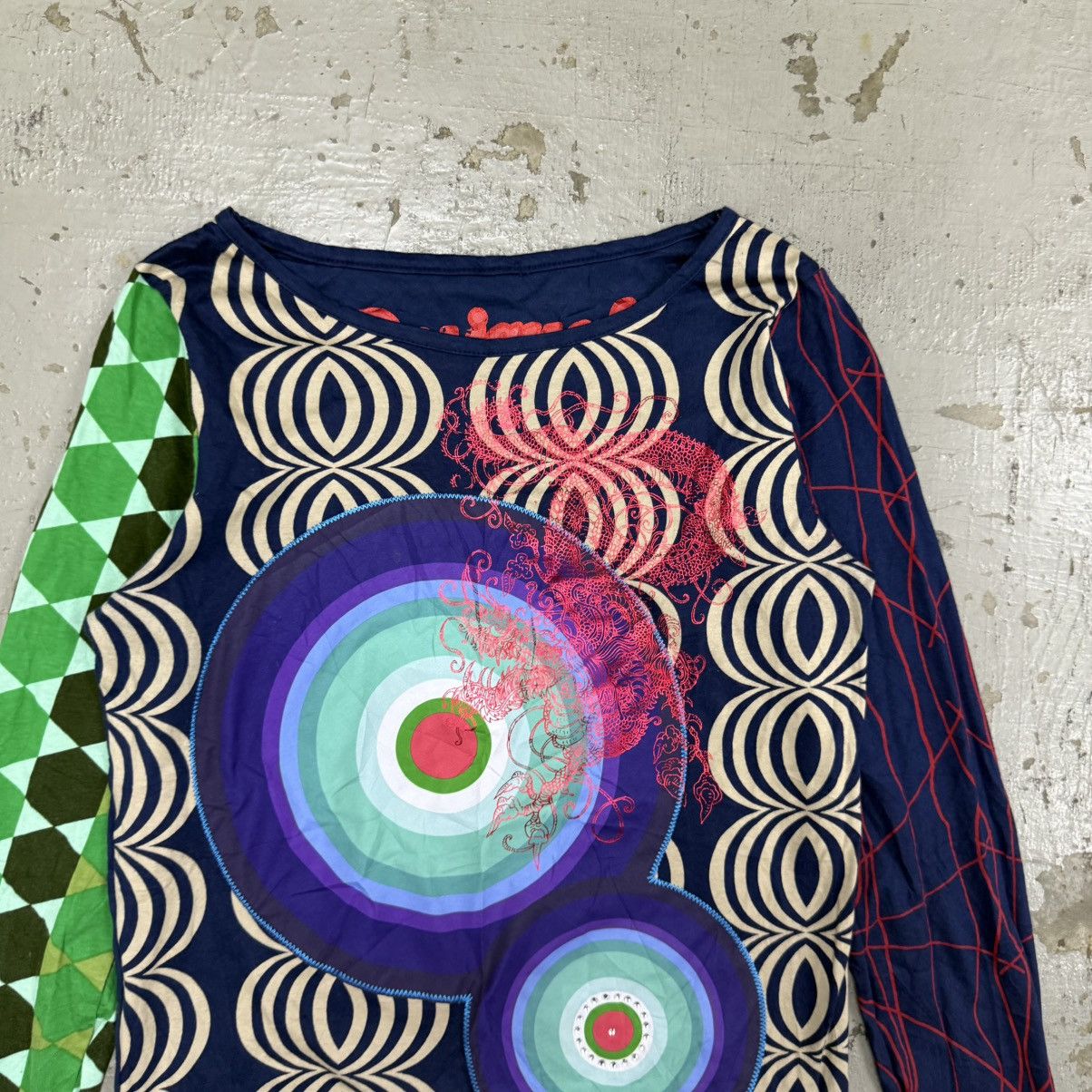Desigual ARCHIVE DESIGUAL GAULTIER INSPIRED VINTAGE LONGSLEEVE 90s Size S / US 4 / IT 40 - 4 Thumbnail