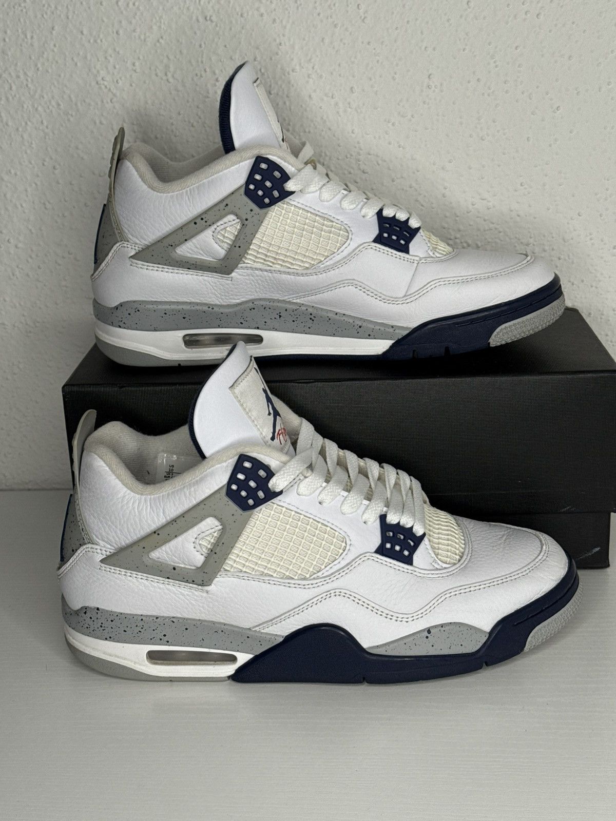Jordan Brand Jordan 4 Retro Mignight Navy Size US 10 / EU 43 - 6 Thumbnail