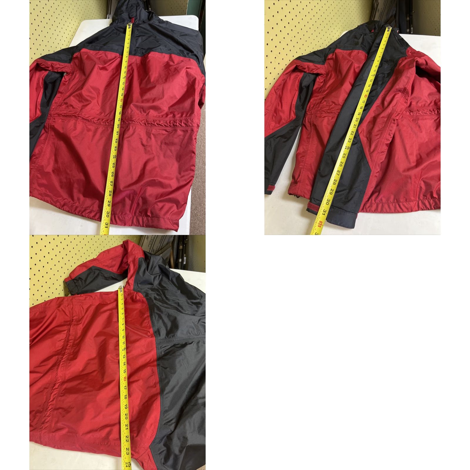 Helly Hansen Helly Hansen Jacket Mens Hooded Rain Coat Helly Tech Performance L Red Nylon Zip Storm VG Size US L / EU 52-54 / 3 - 8 Thumbnail