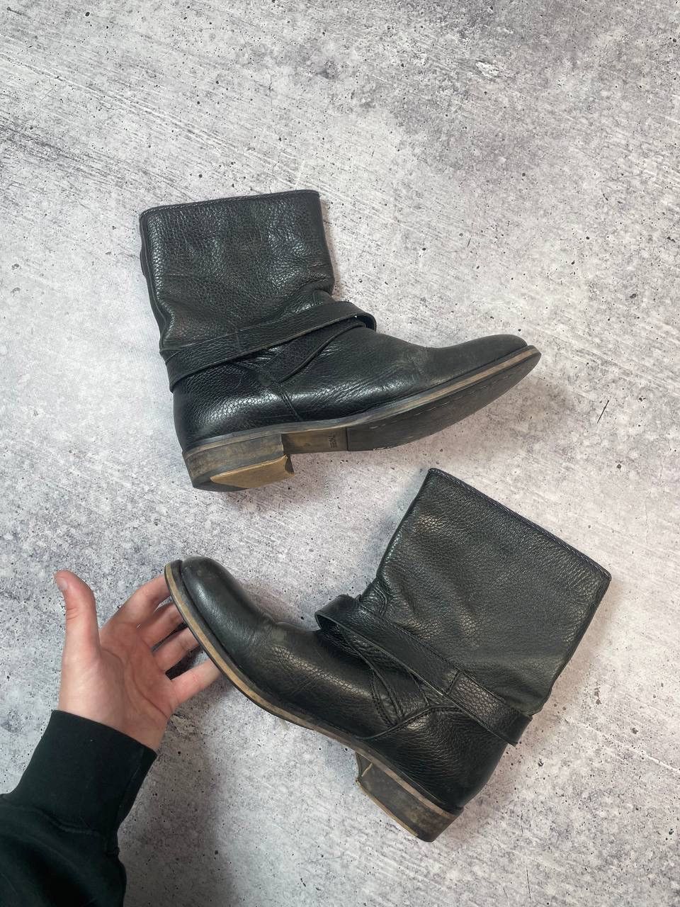 A.S.98 Vintage AS98 Airstep Style High Belt Ankle Boots Y2K Size US 9 / IT 39 - 4 Thumbnail