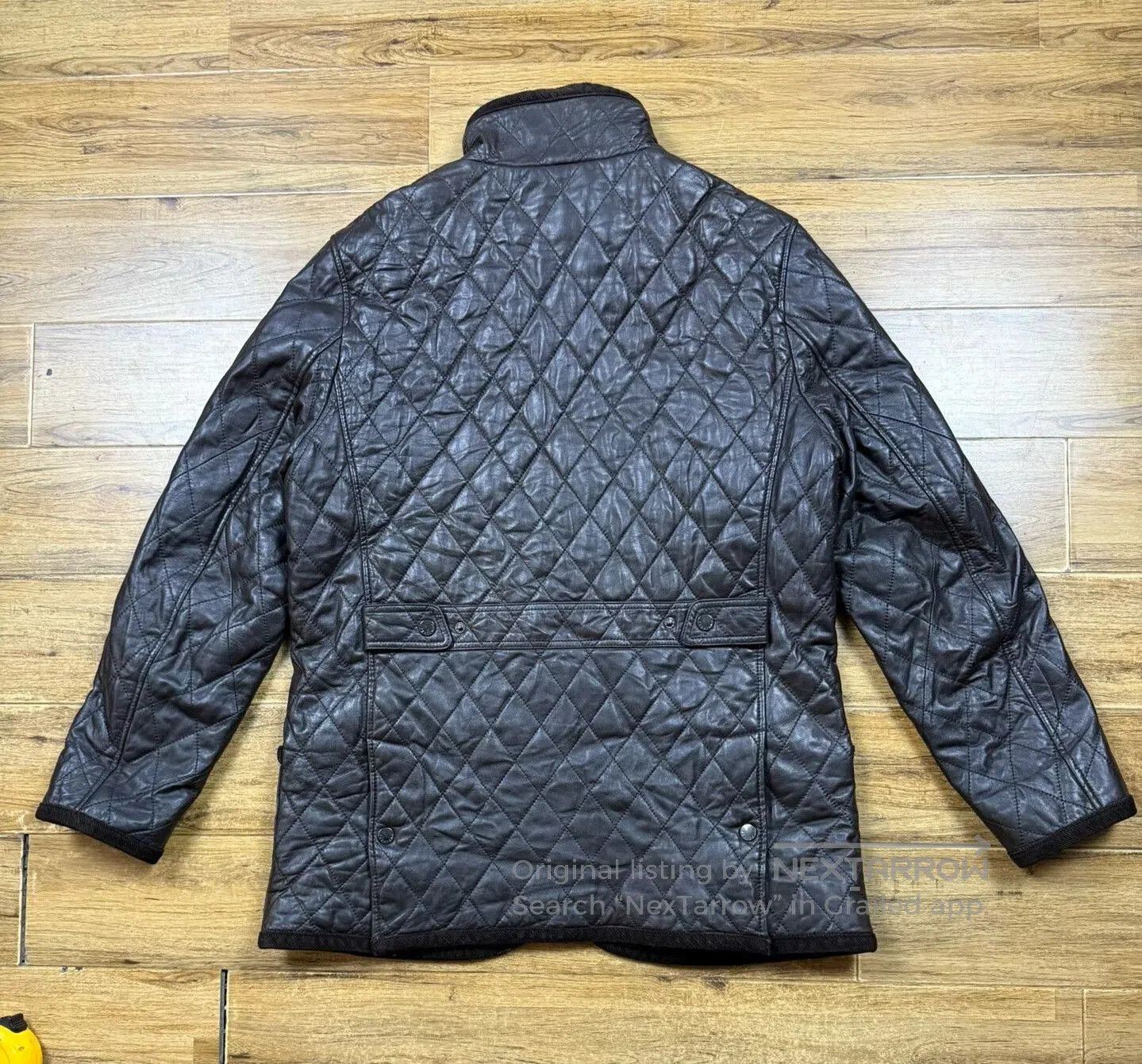 Ferre Men's Leather Jacket by FERRE. Size US L / EU 52-54 / 3 - 2 Thumbnail