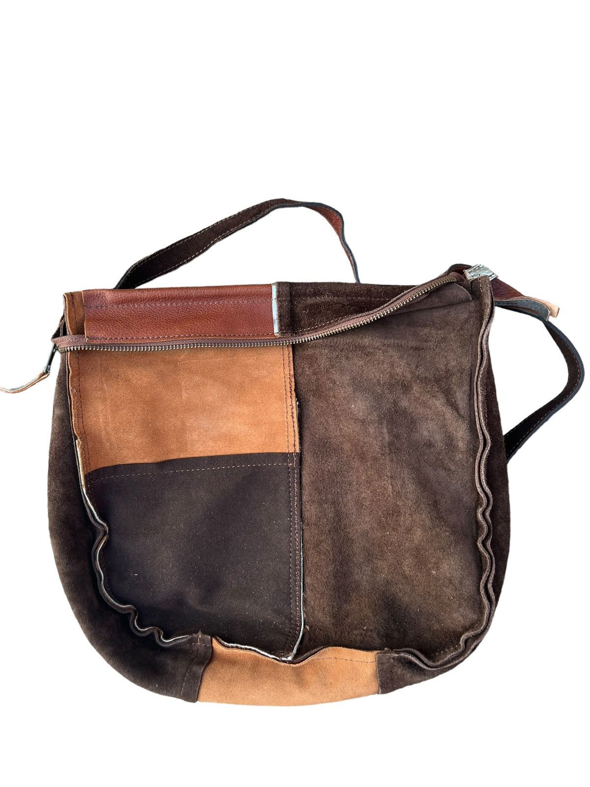 Leather Vintage Turkuabo Japan Patchwork Leather Bag Size ONE SIZE - 24 Thumbnail