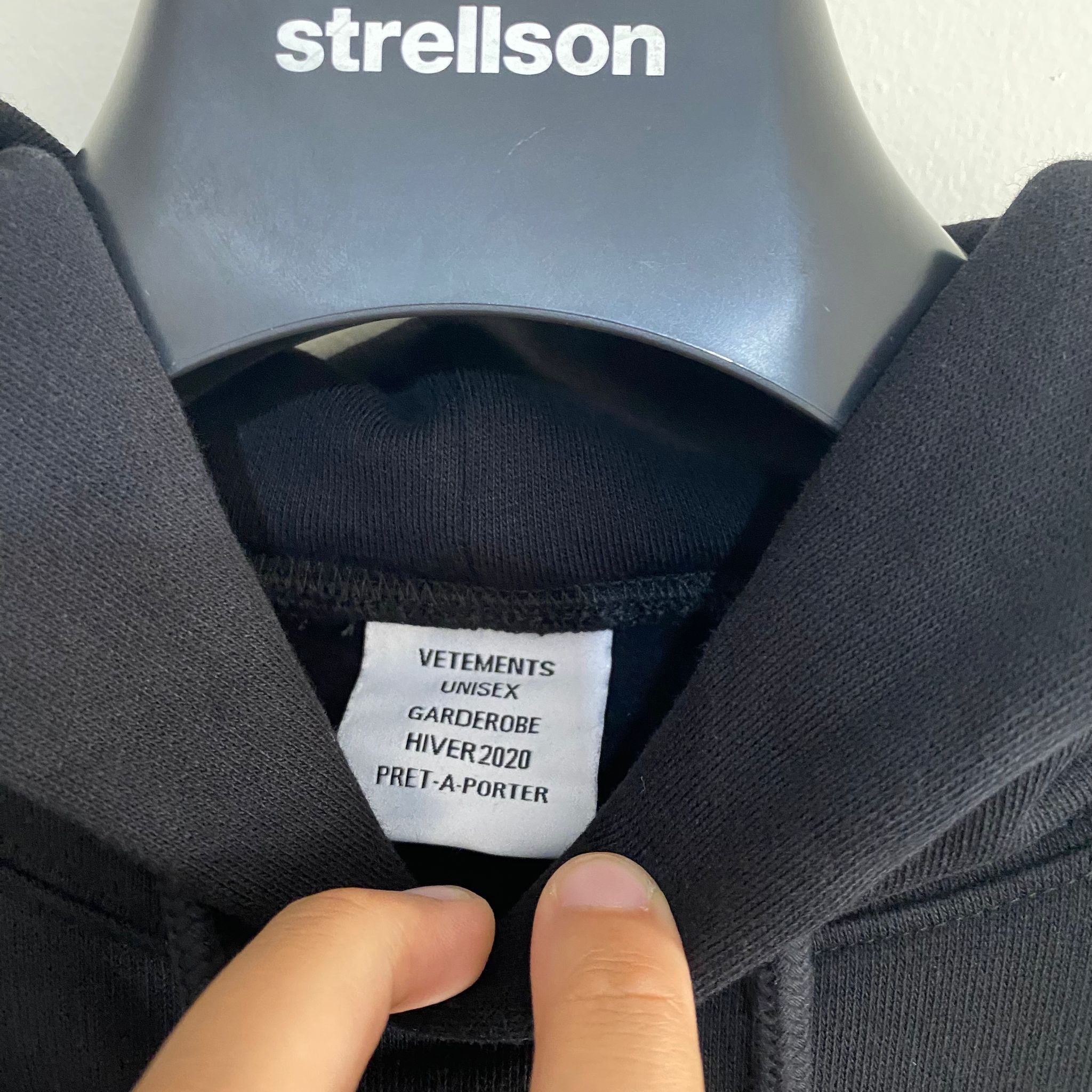 Vetements Black Interpol Oversized Hoodie Size US S / EU 44-46 / 1 - 6 Thumbnail